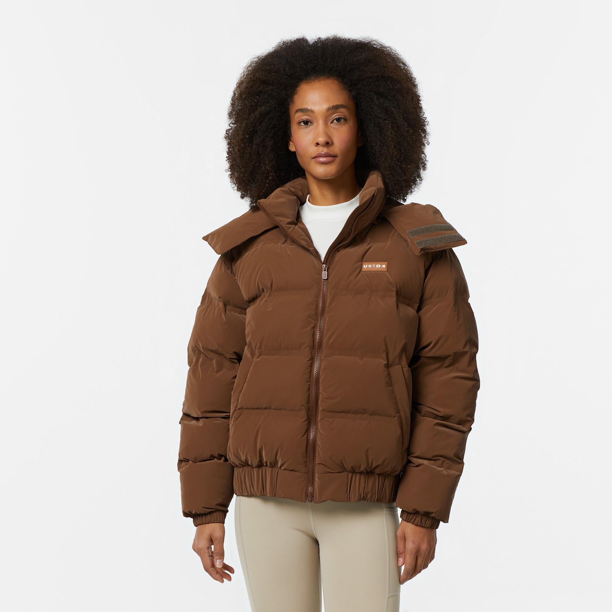 UNITED4 Classic Kadın Kahverengi Bomber Mont