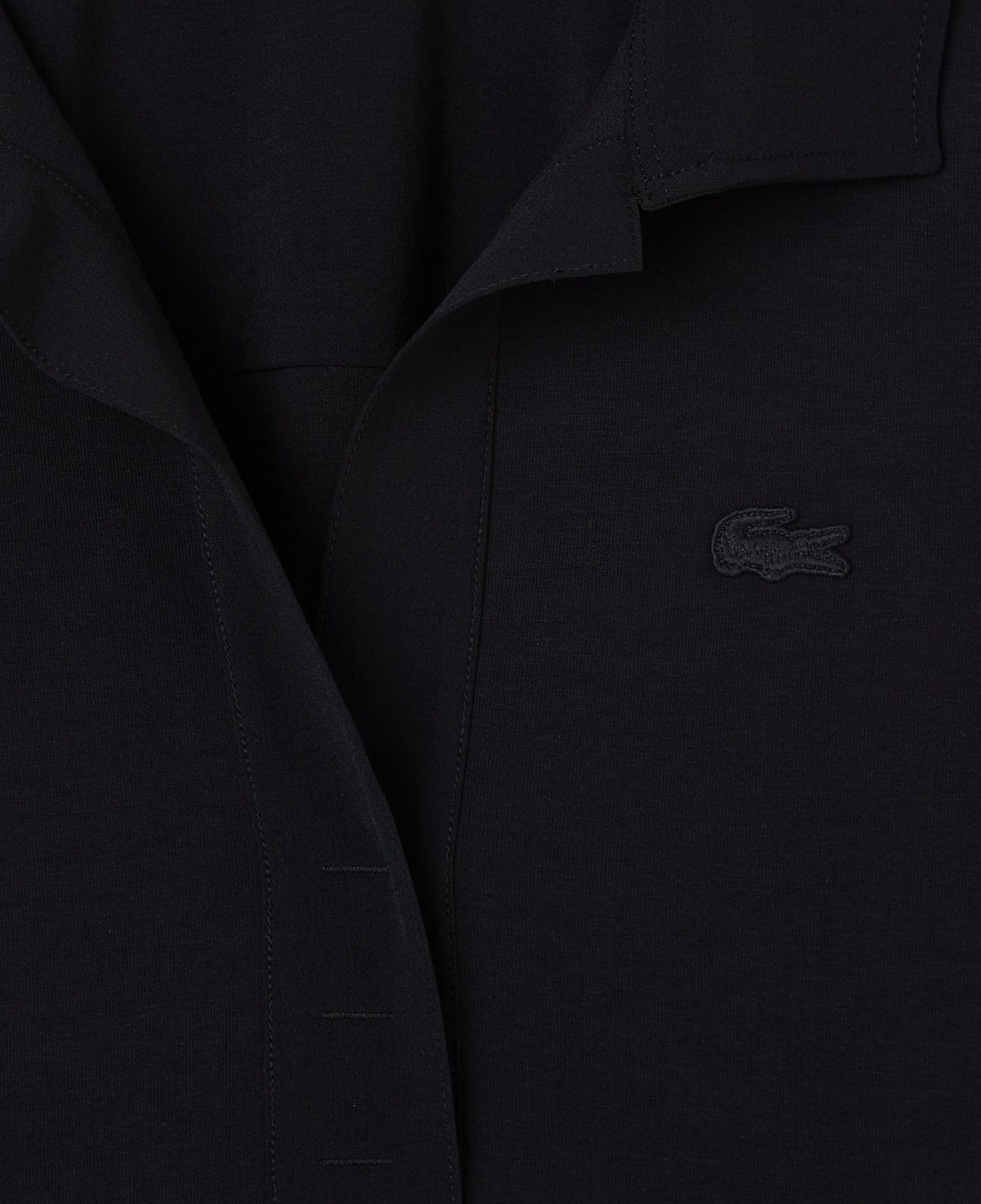 Lacoste Kadın Truvakar Kollu Siyah Gömlek