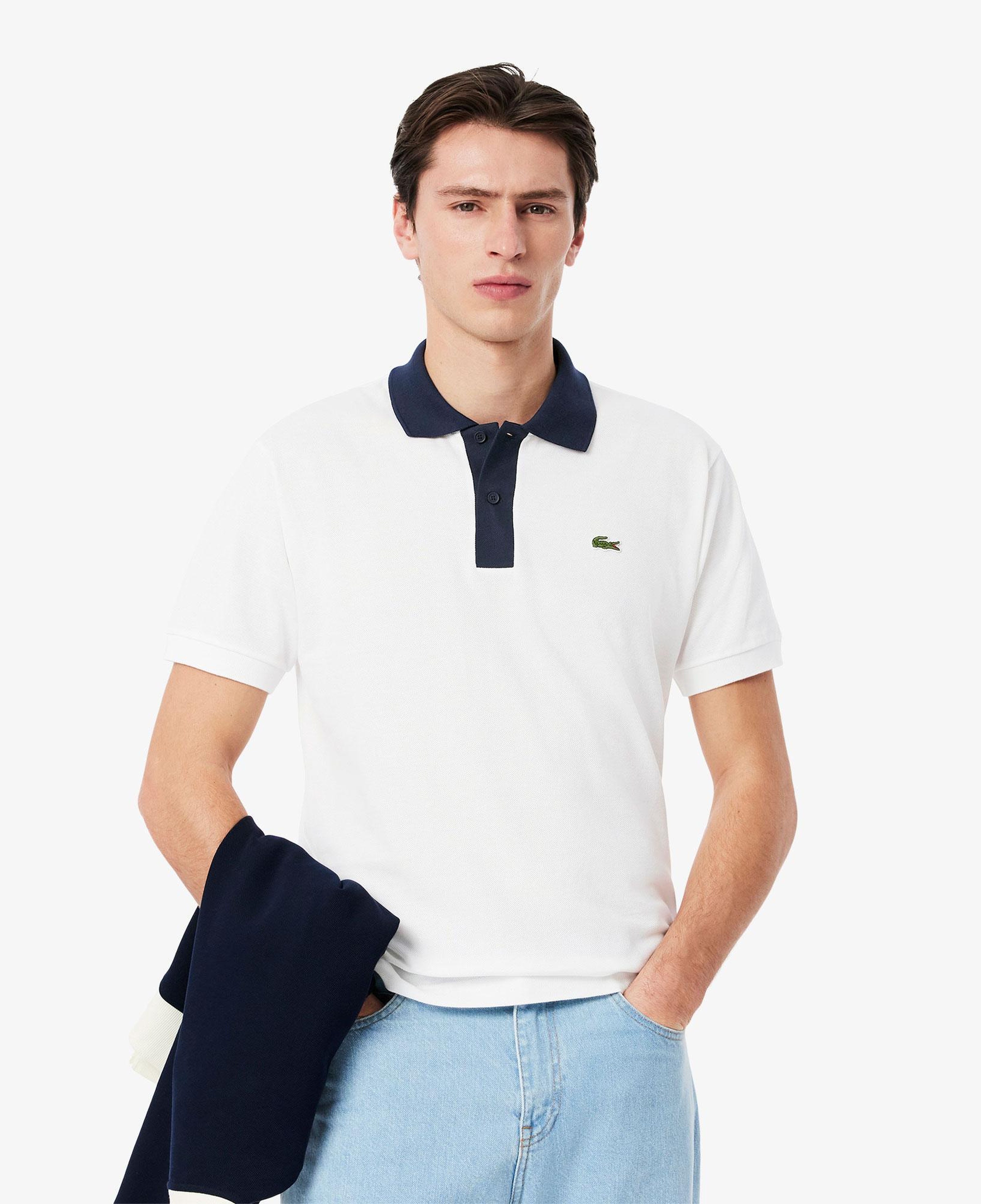 L.12.12 Erkek Classic Fit Beyaz Polo