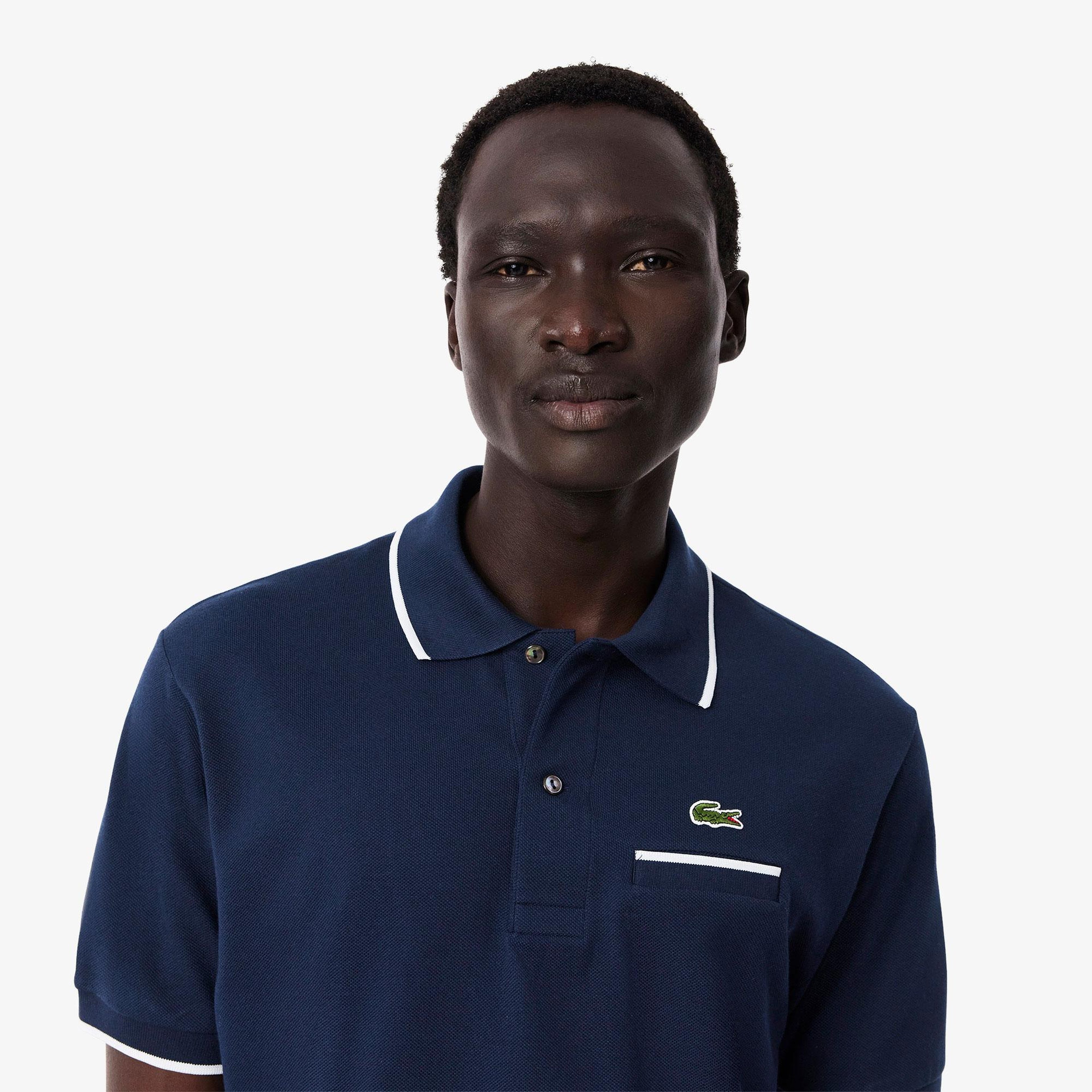L.12.12 Erkek Classic Fit Lacivert Polo