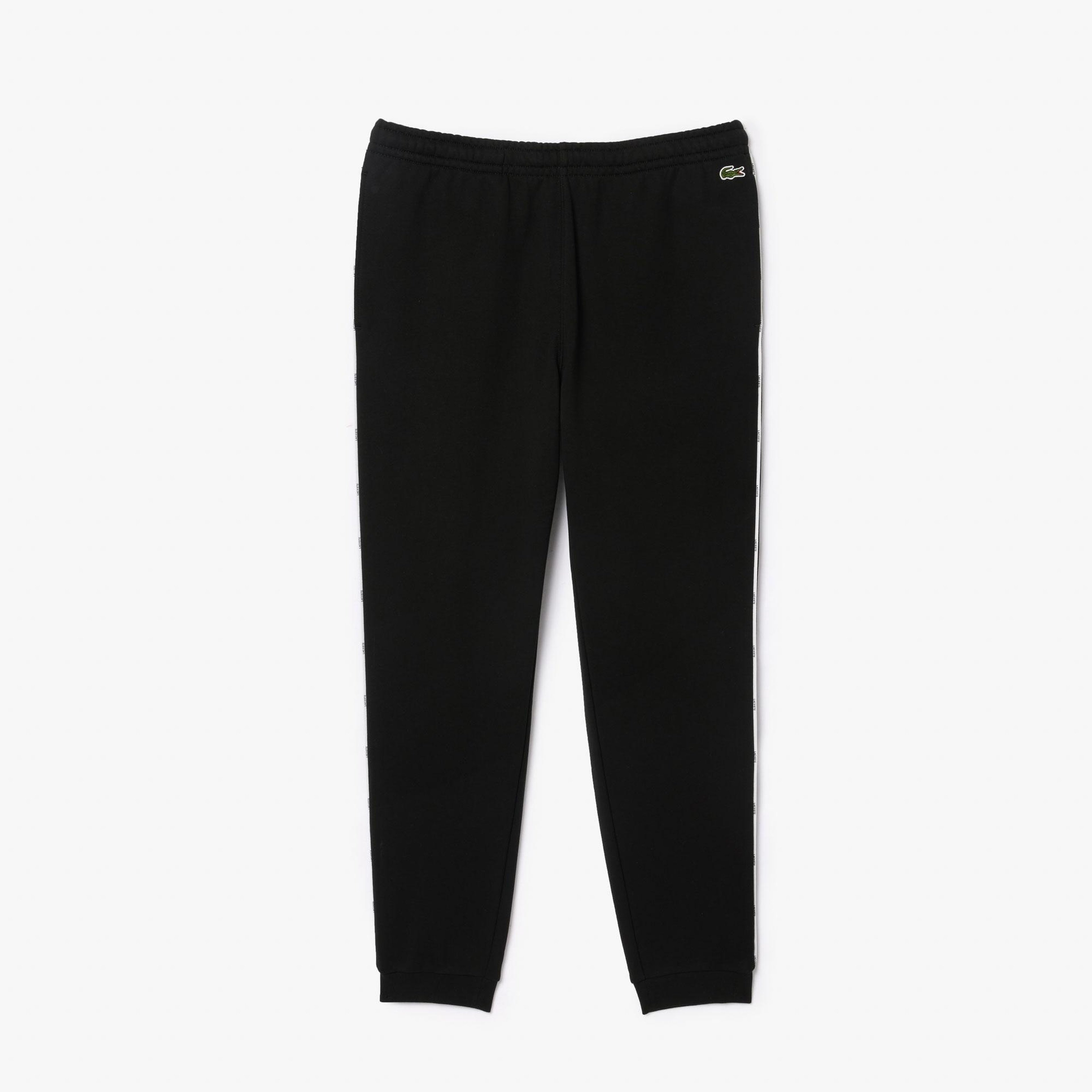 Lacoste Erkek Tapered Fit Siyah Eşofman Altı