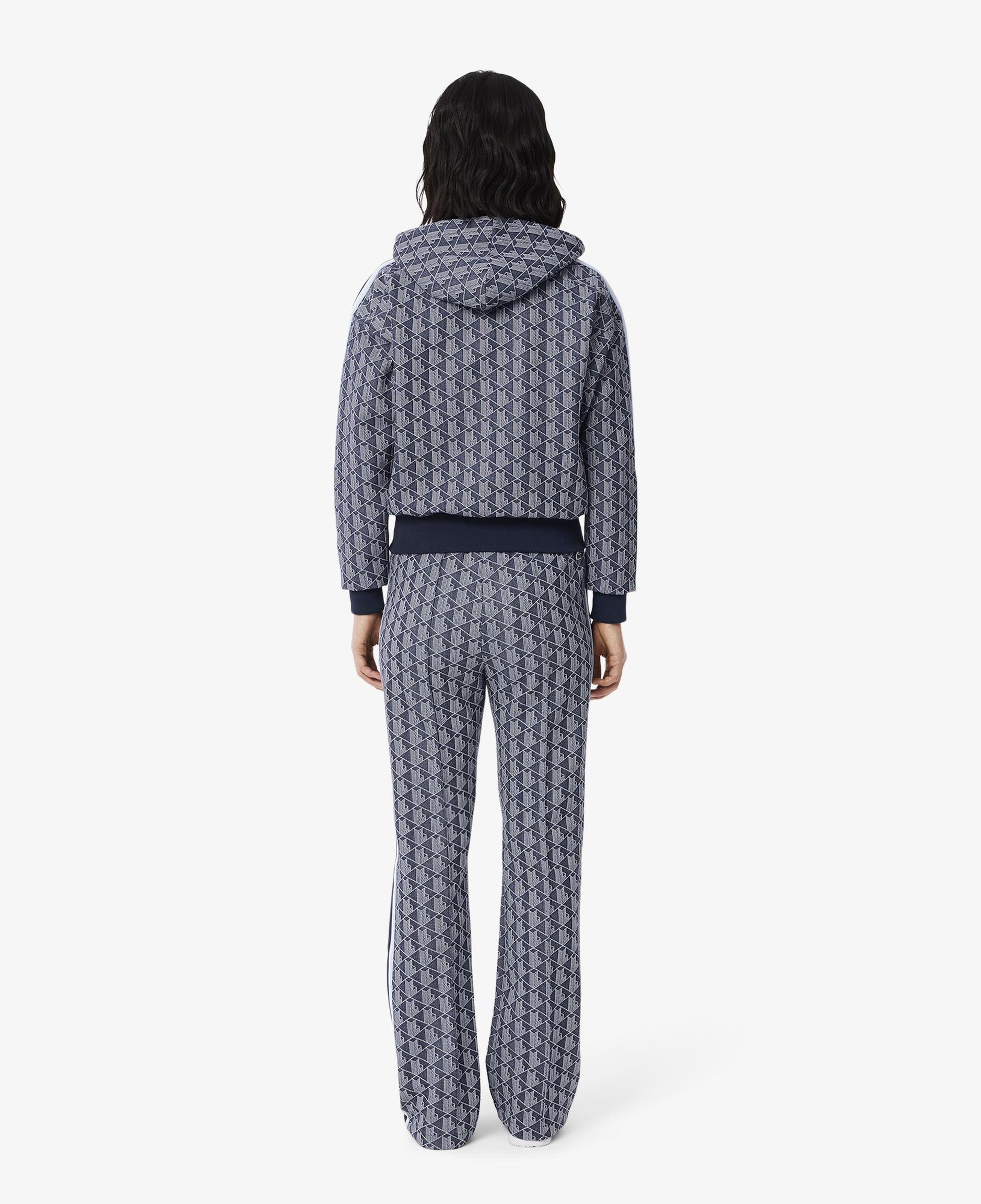 Lacoste Flare Fit Monogram Kadın Lacivert Eşofman Altı