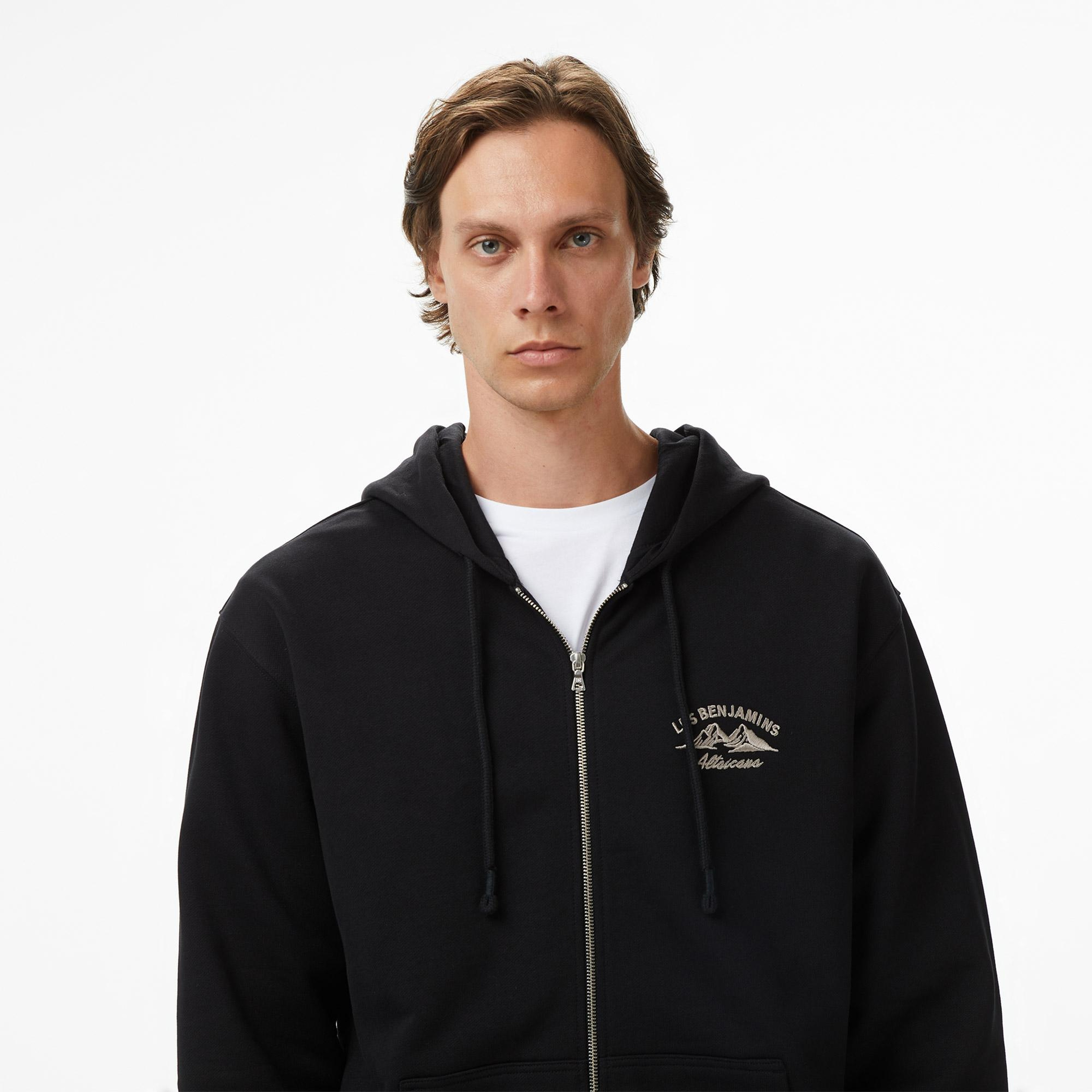 Les Benjamins Relaxed Fit Erkek Bej Sweatshirt