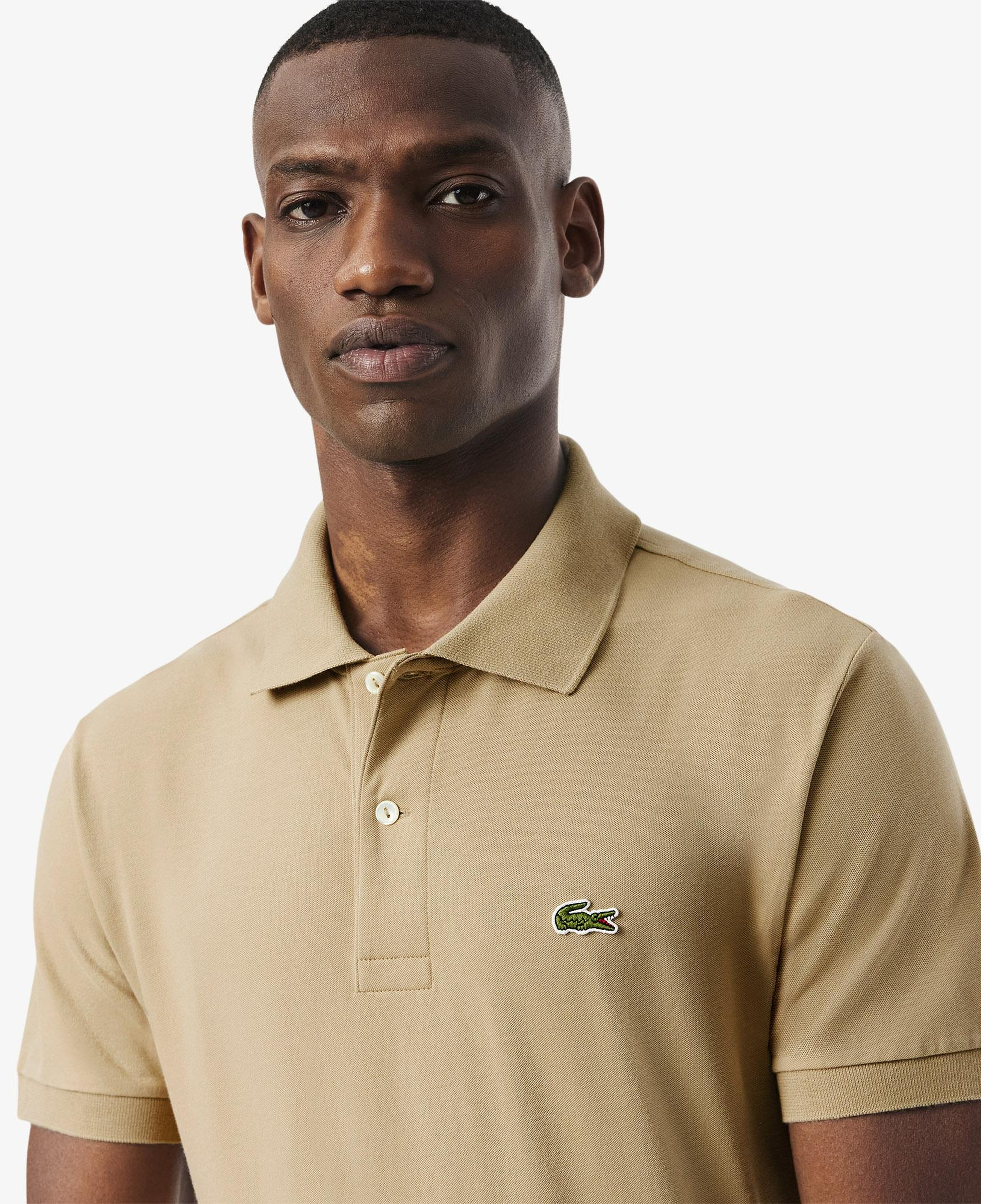 L.12.12 Light Erkek Classic Fit Bej Polo