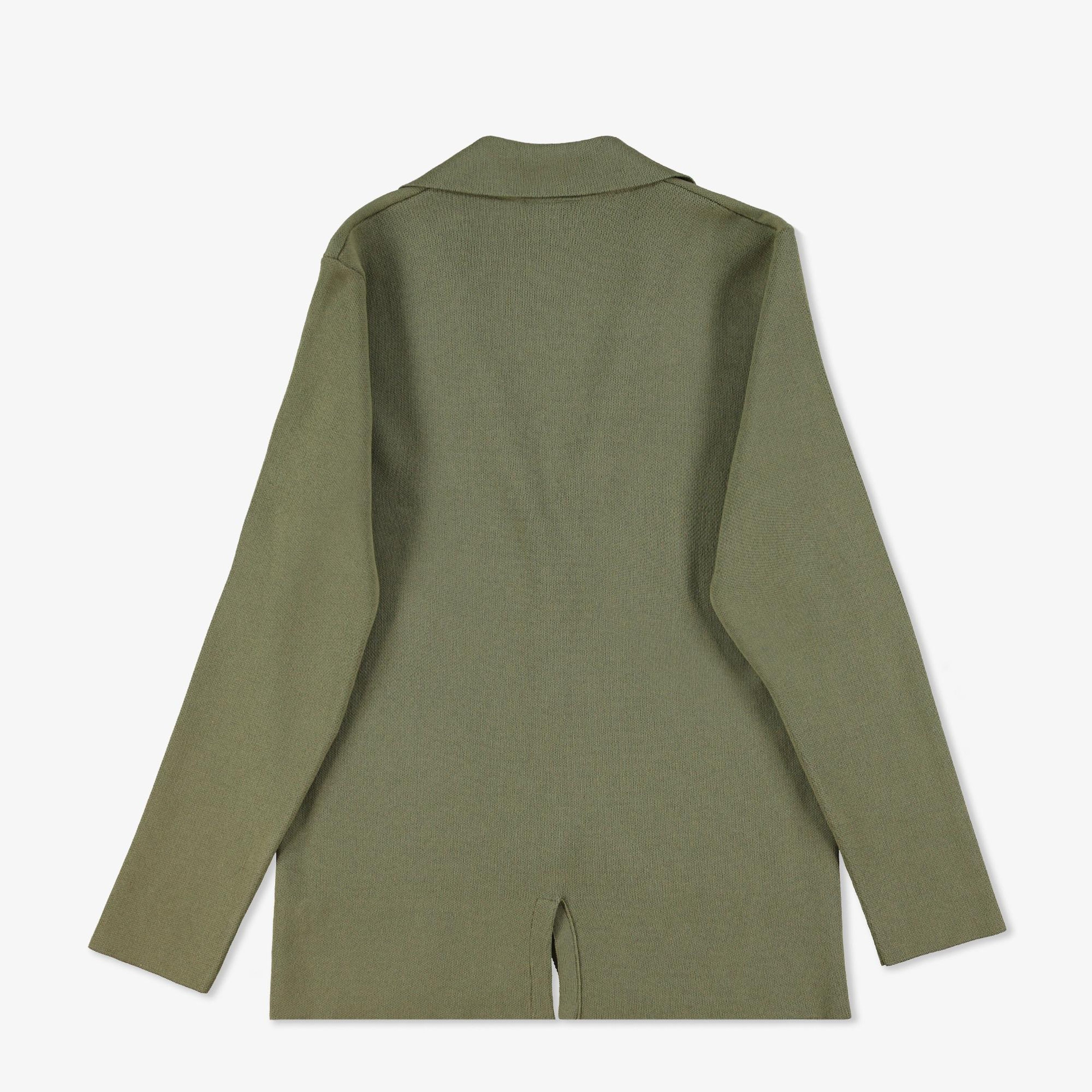 Lacoste Erkek Classic Fit V Yaka Haki Kazak