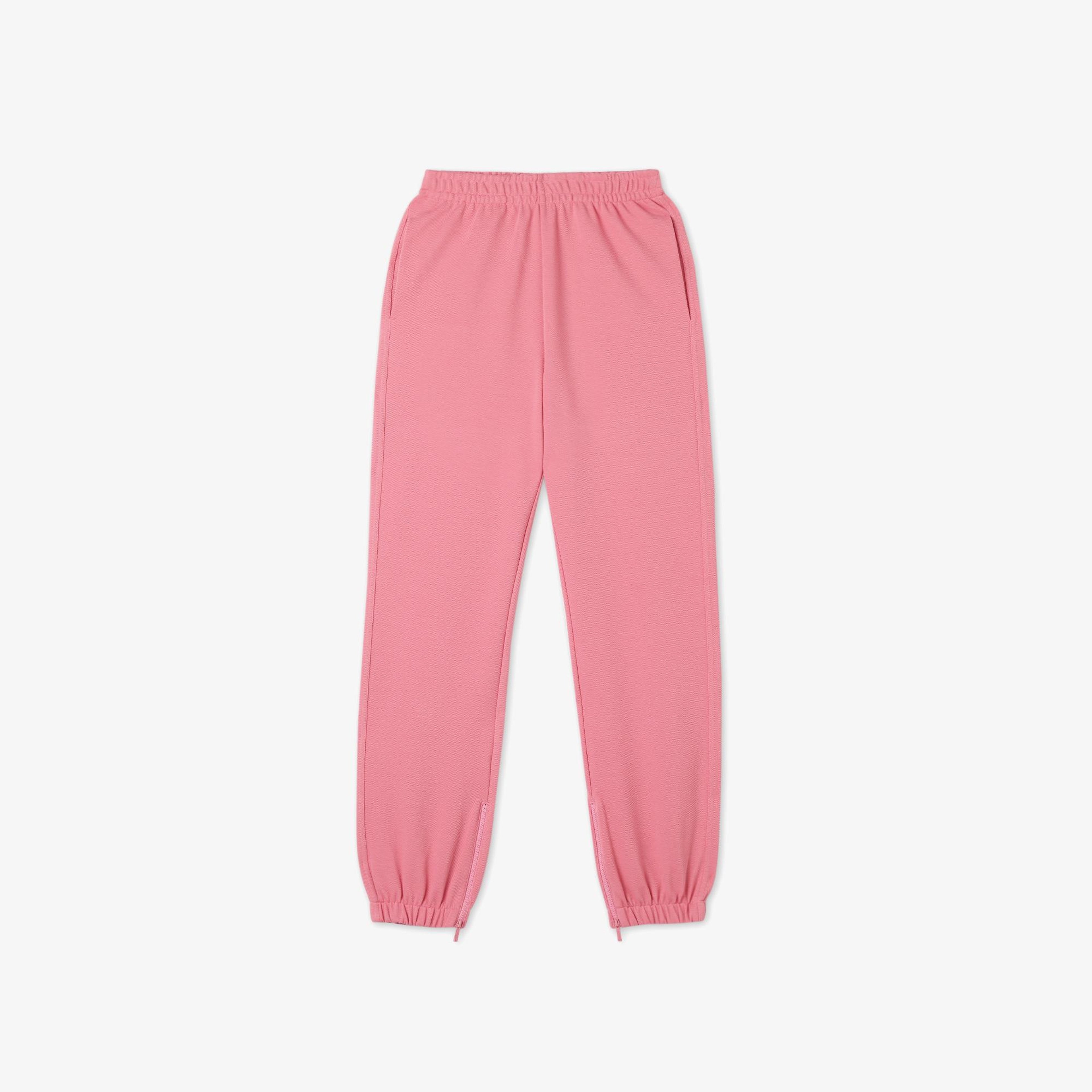 Kadın Straight Fit Pembe Eşofman Altı