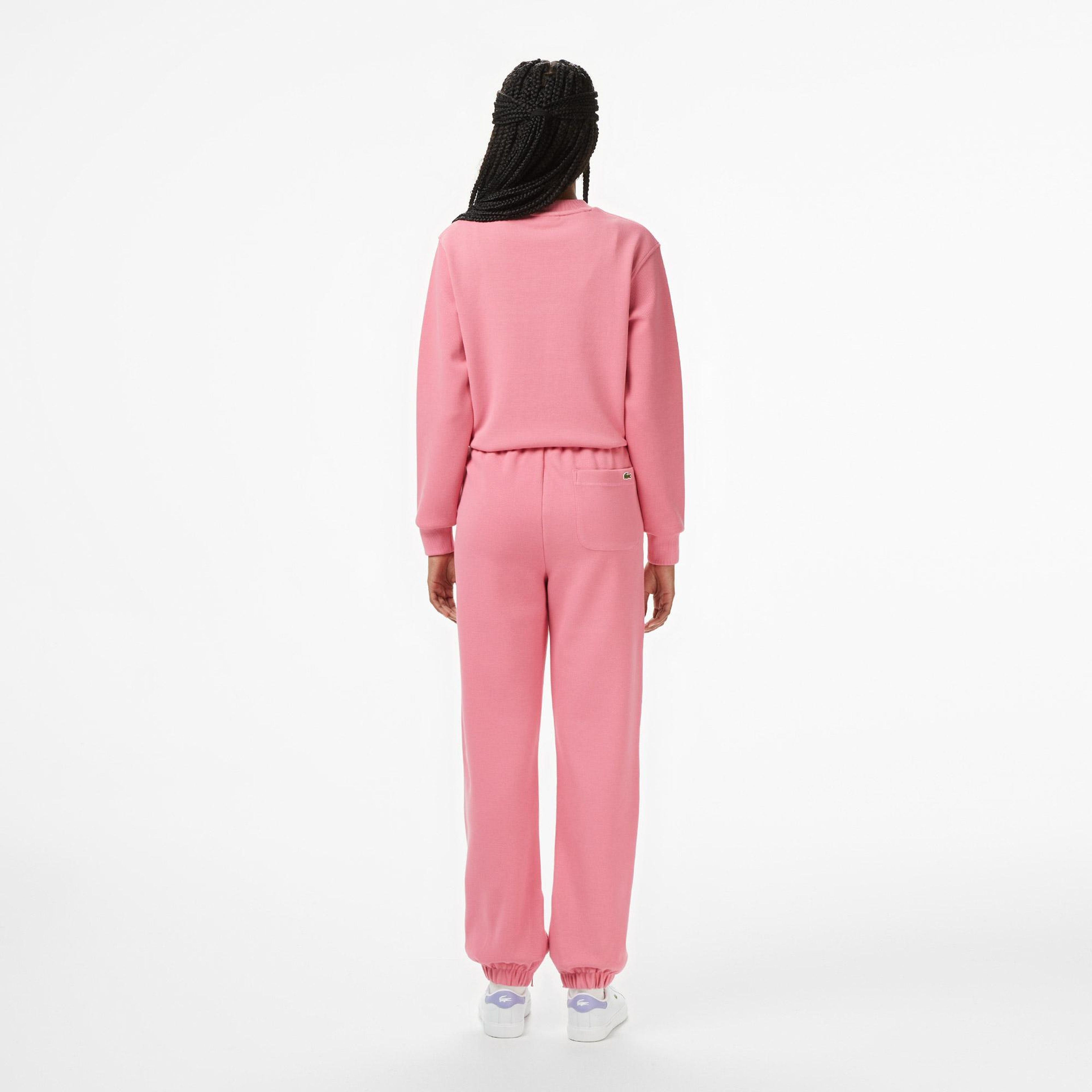 Kadın Straight Fit Pembe Eşofman Altı