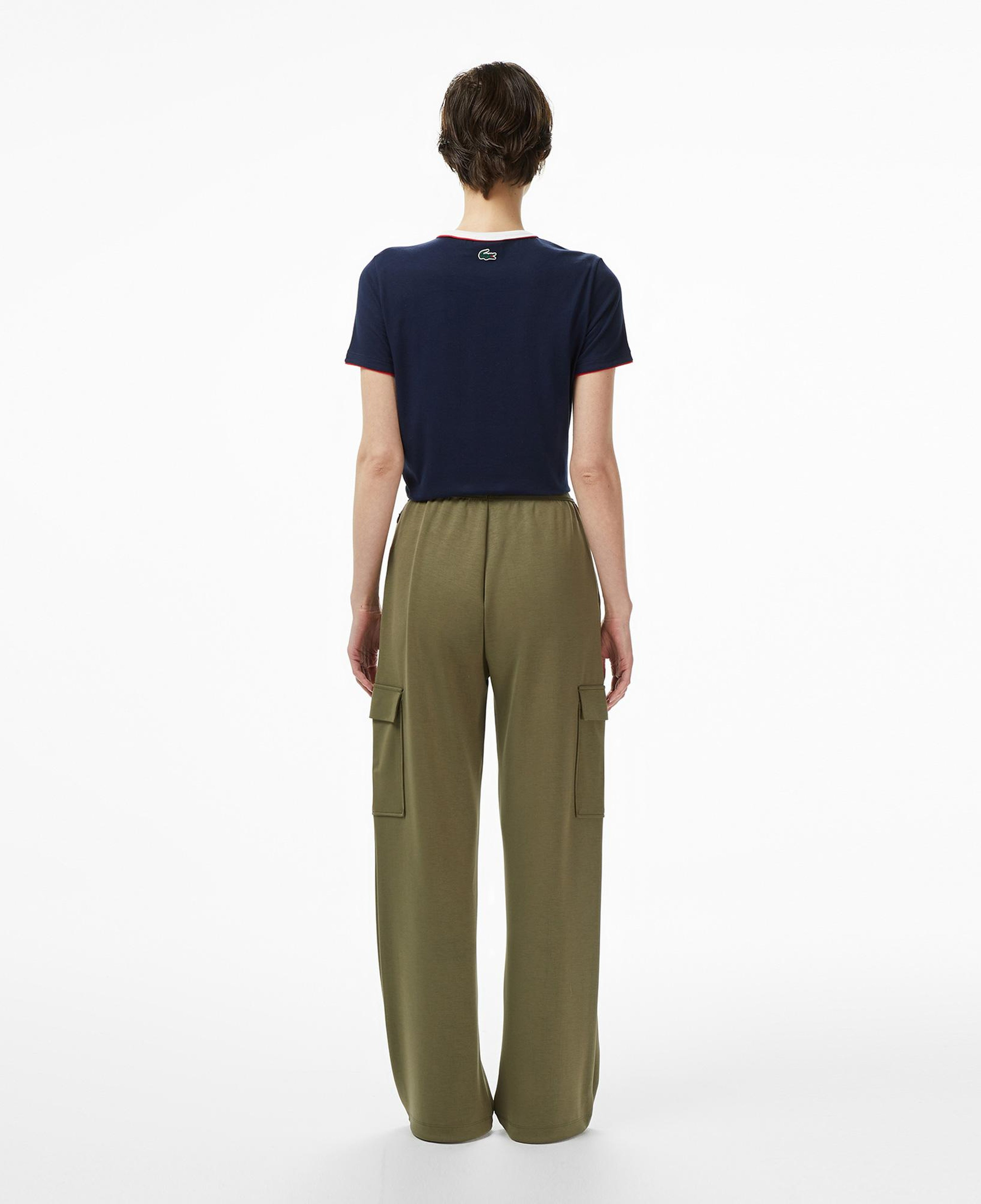 Lacoste Kadın Relaxed Fit Haki Modal Karışımlı Eşofman Altı