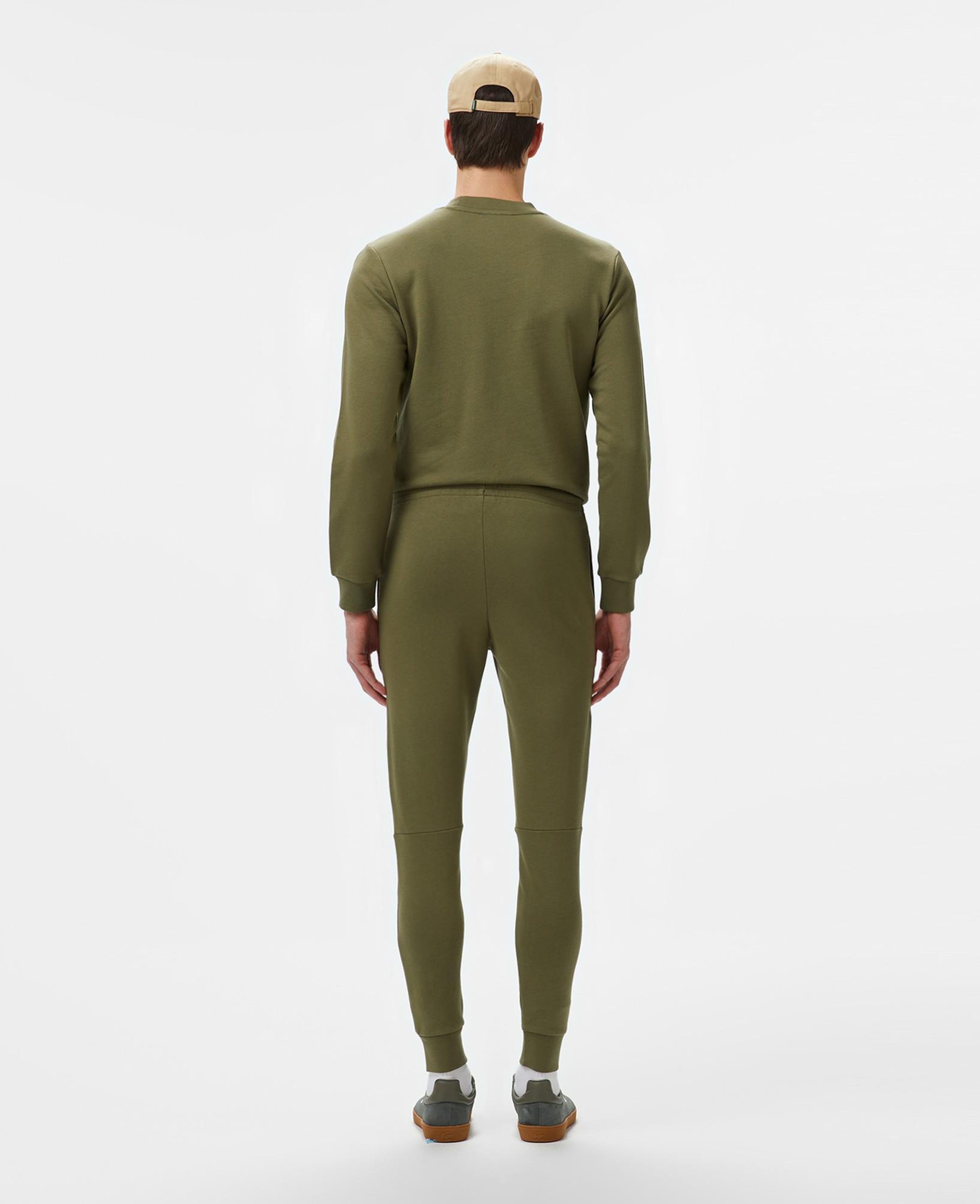 Erkek Slim Fit Organik Pamuk Haki Eşofman Altı