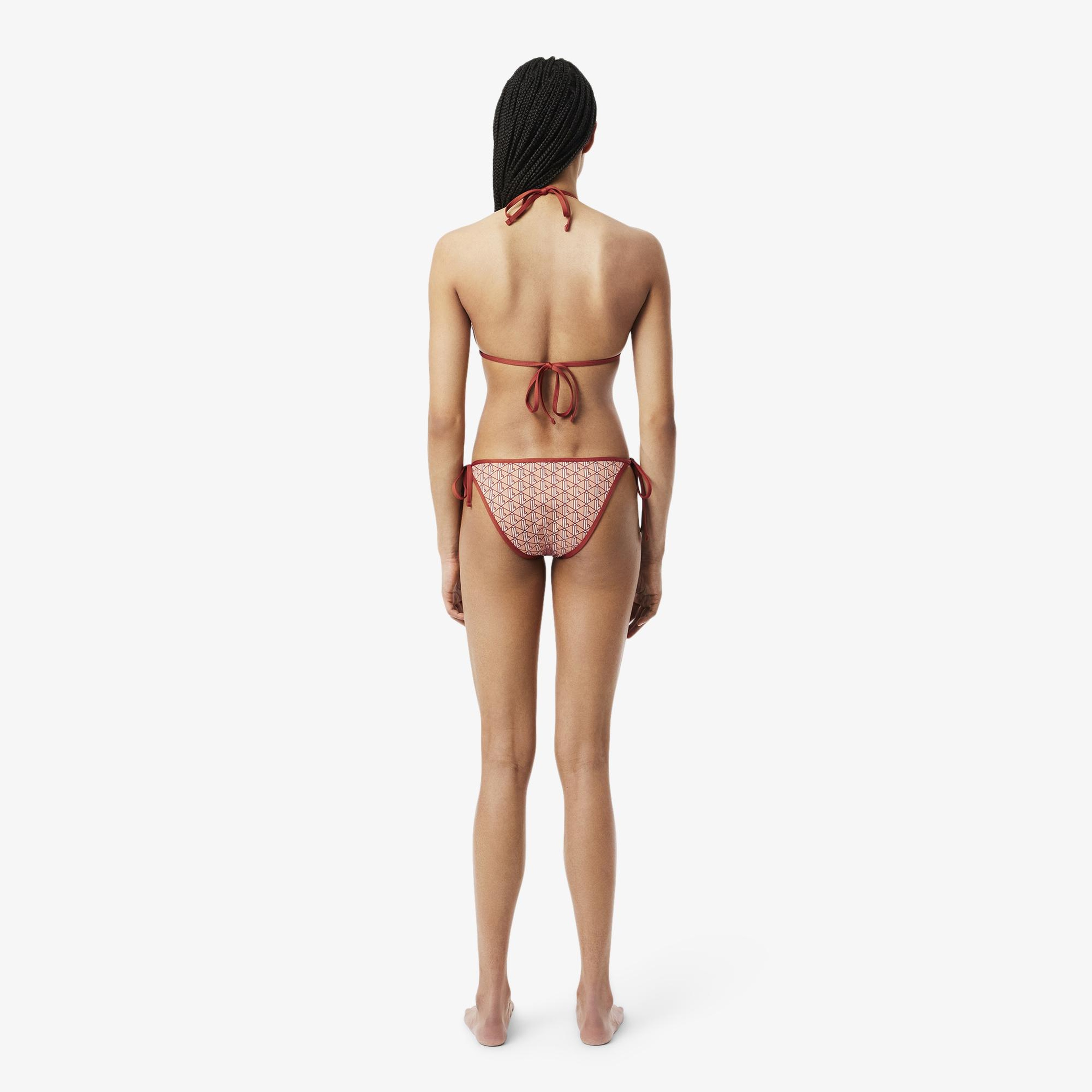 Lacoste Kadın Monogram Kırmızı Bikini Altı