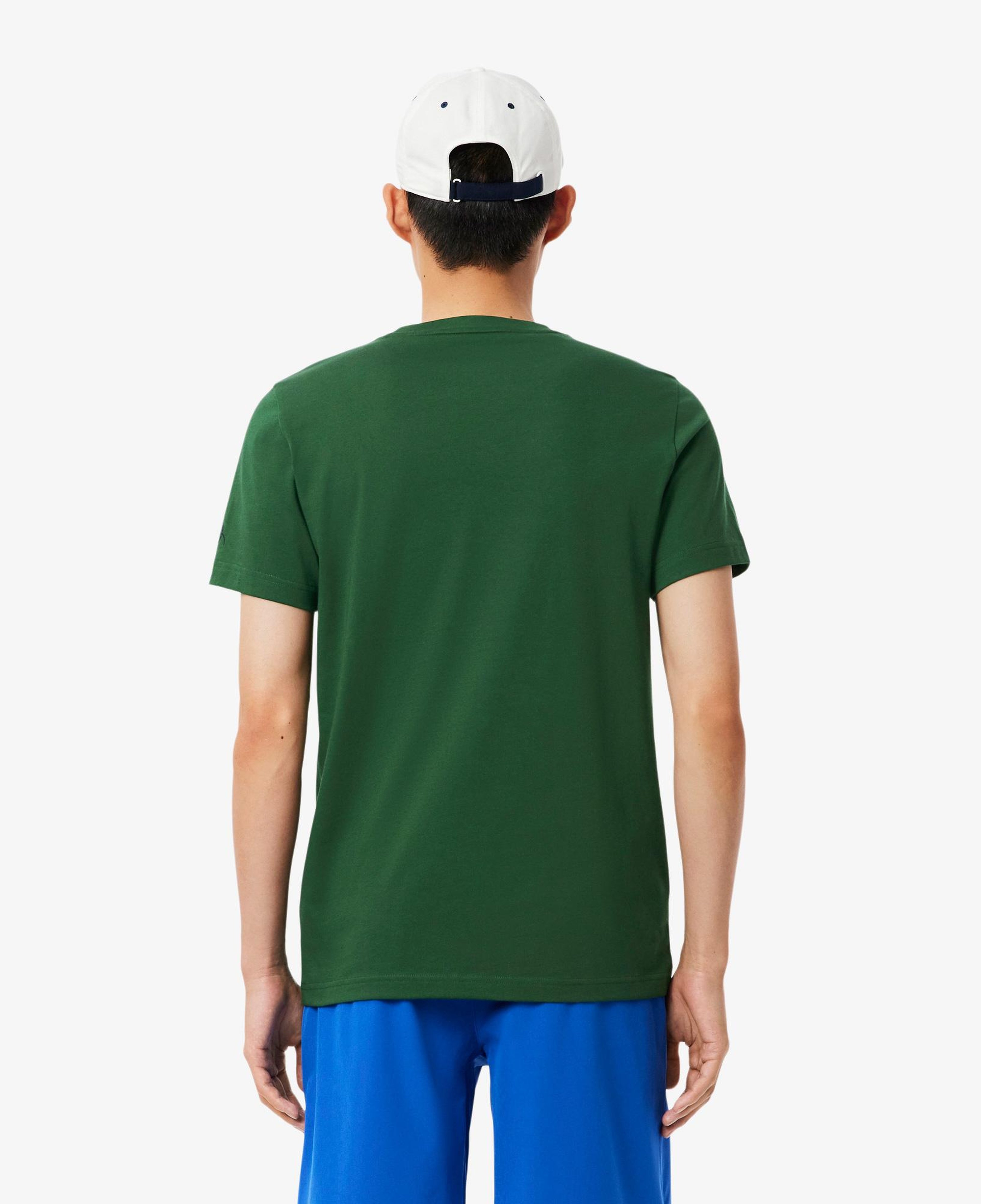 Lacoste Sport X Novak Djokovic Erkek Regular Fit Bisiklet Yaka Yeşil T-Shirt