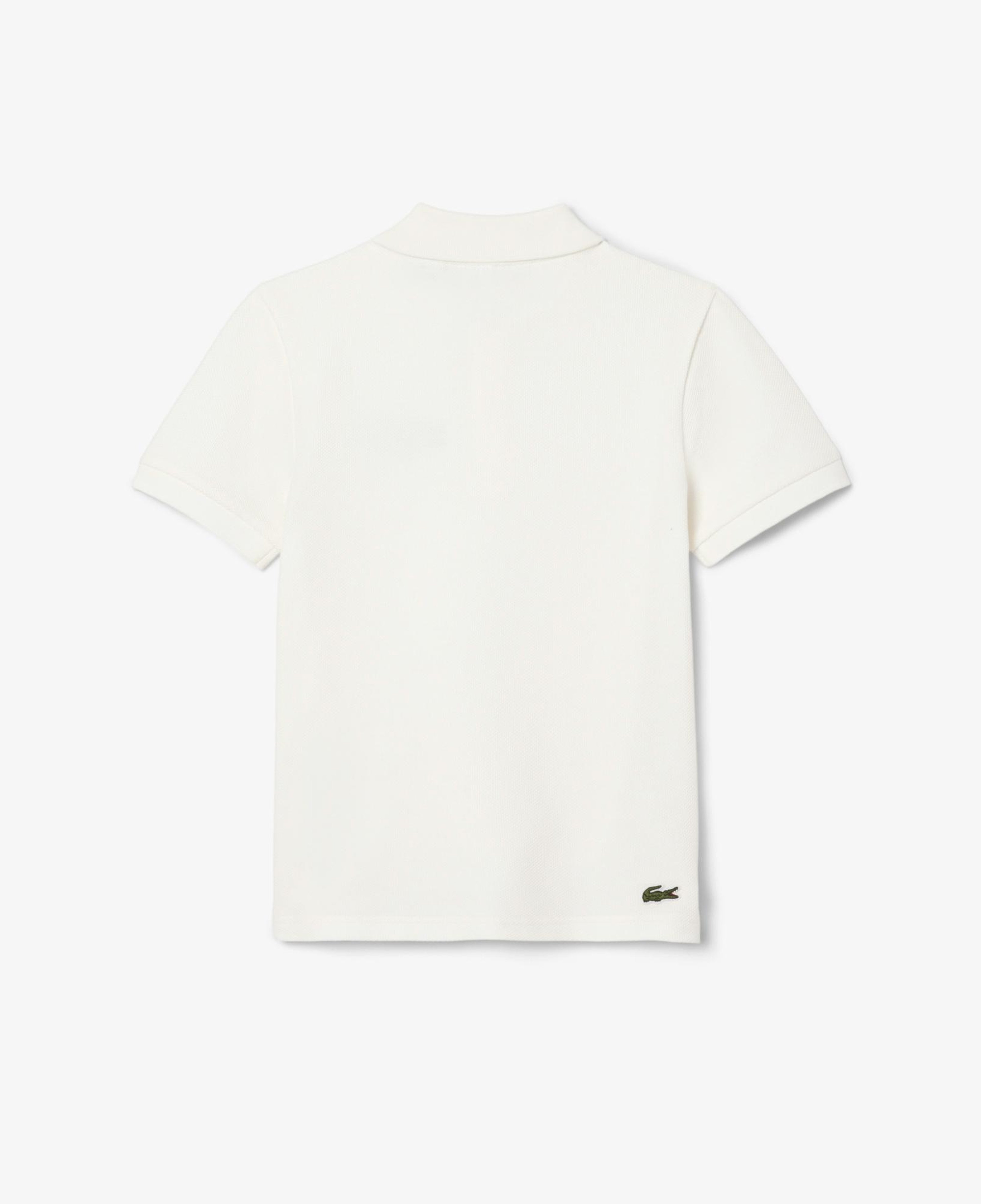 Roland Garros Çocuk Baskılı Beyaz Polo