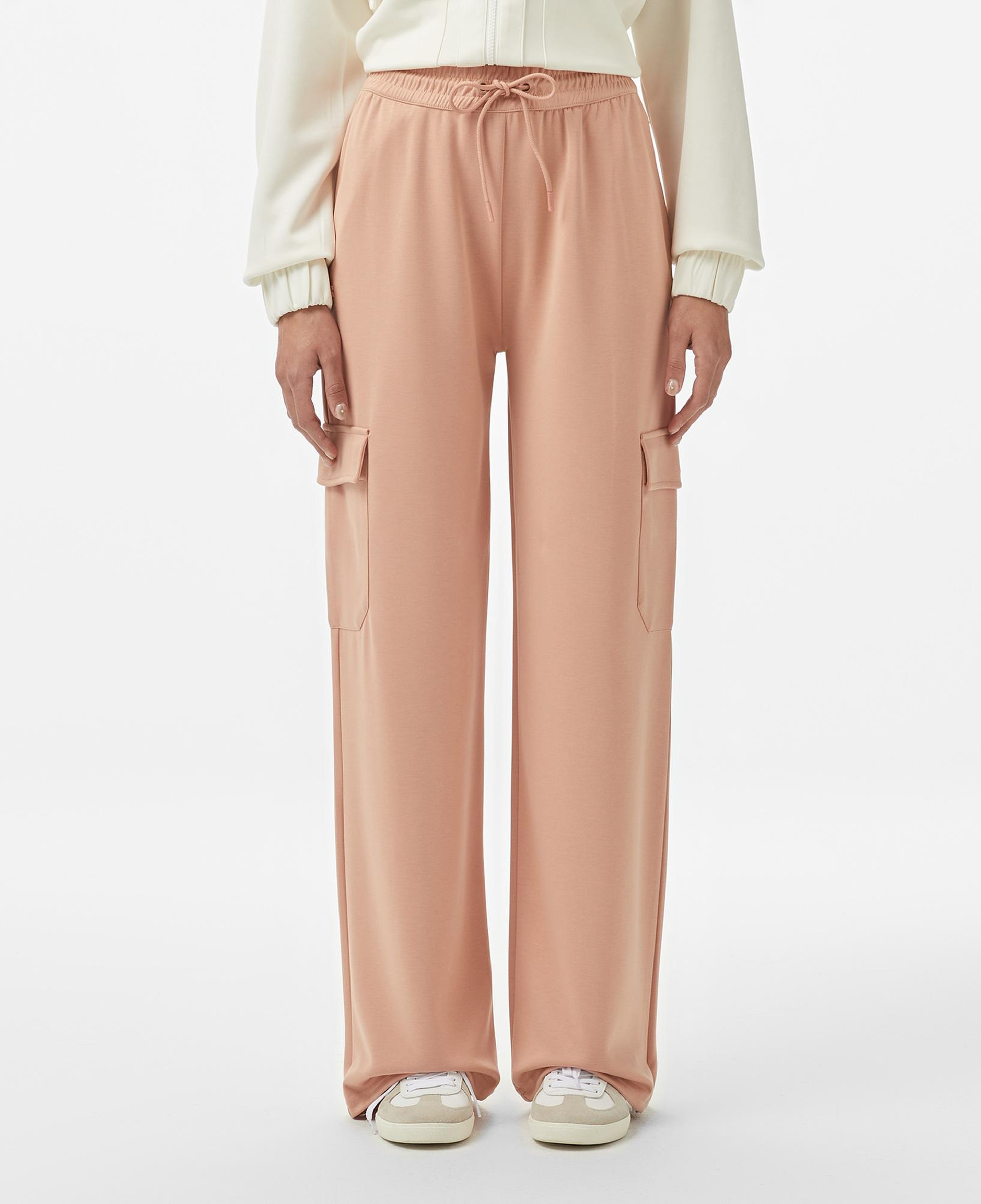 Kadın Relaxed Fit Pembe Modal Karışımlı Eşofman Altı