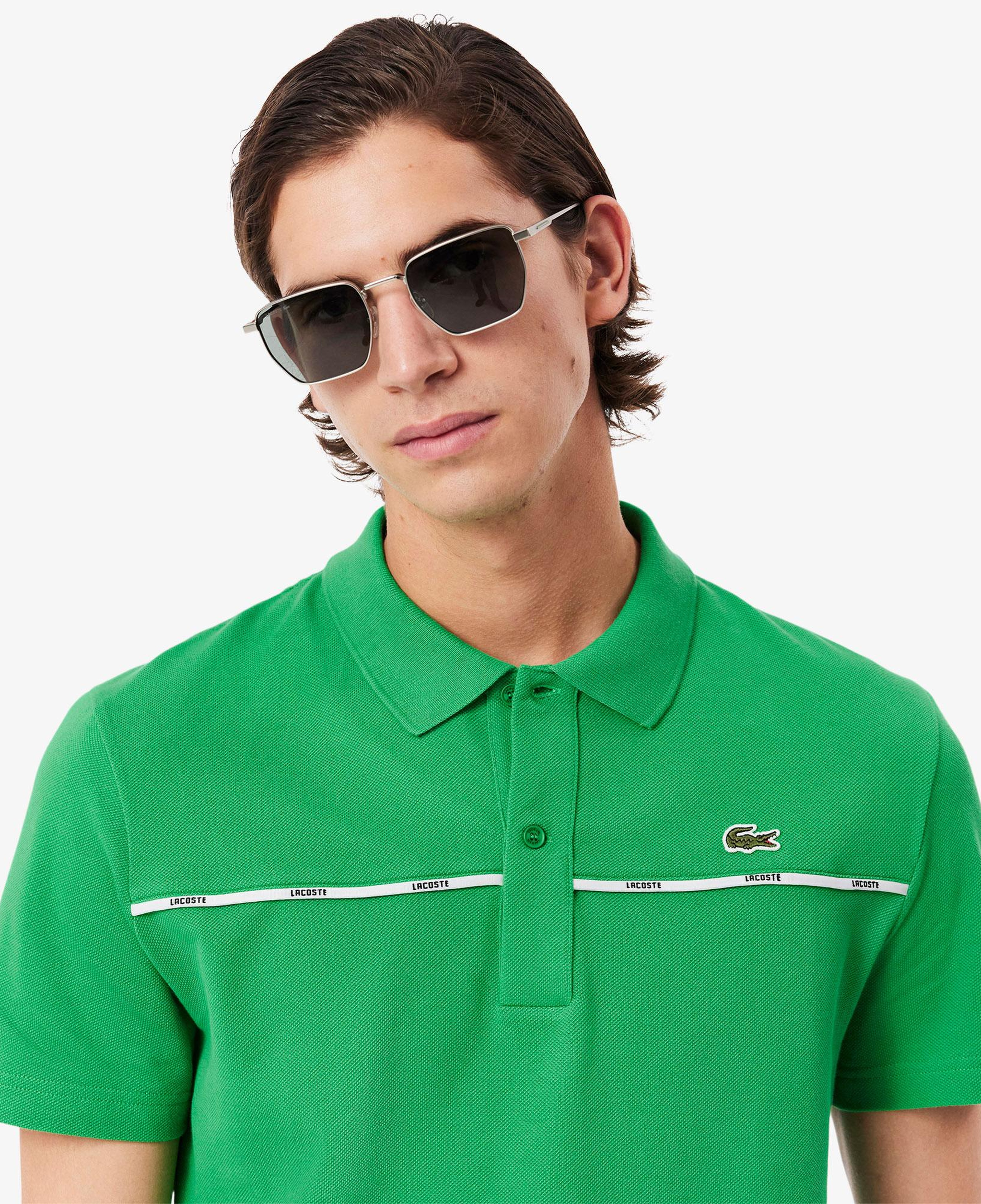 L.12.12 Erkek Classic Fit Yeşil Polo