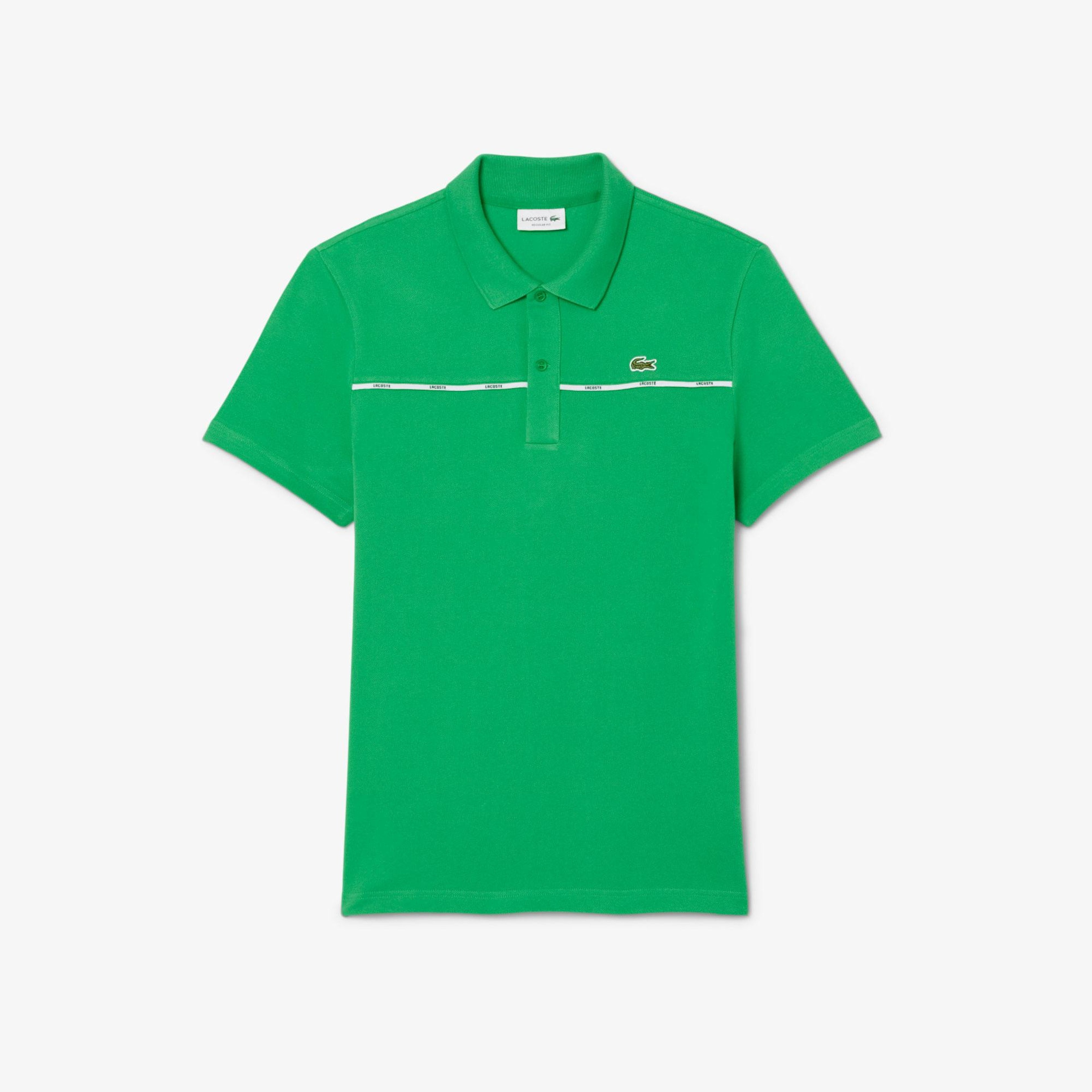 L.12.12 Erkek Classic Fit Yeşil Polo