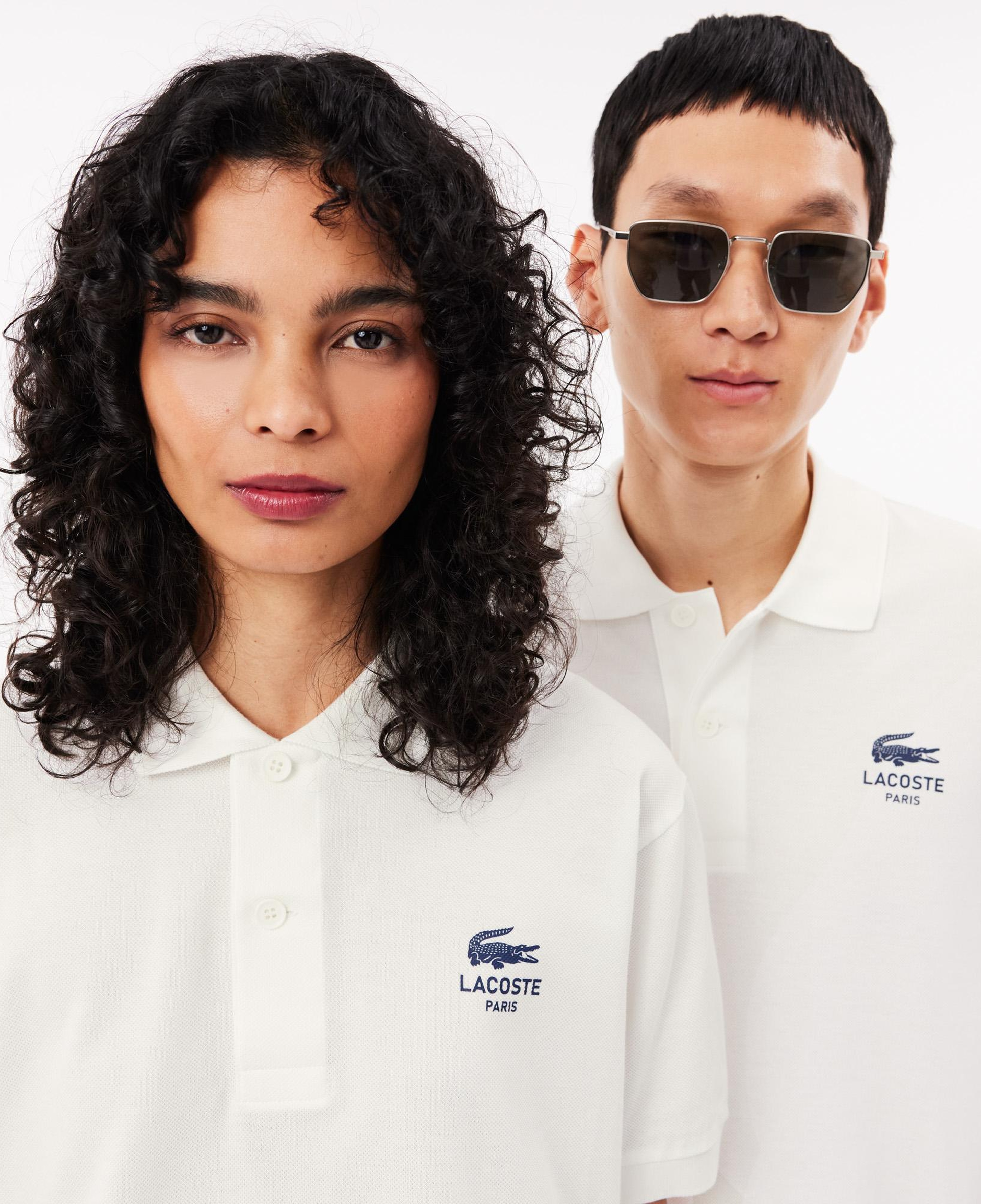 L.12.12 Unisex Classic Fit Beyaz Polo