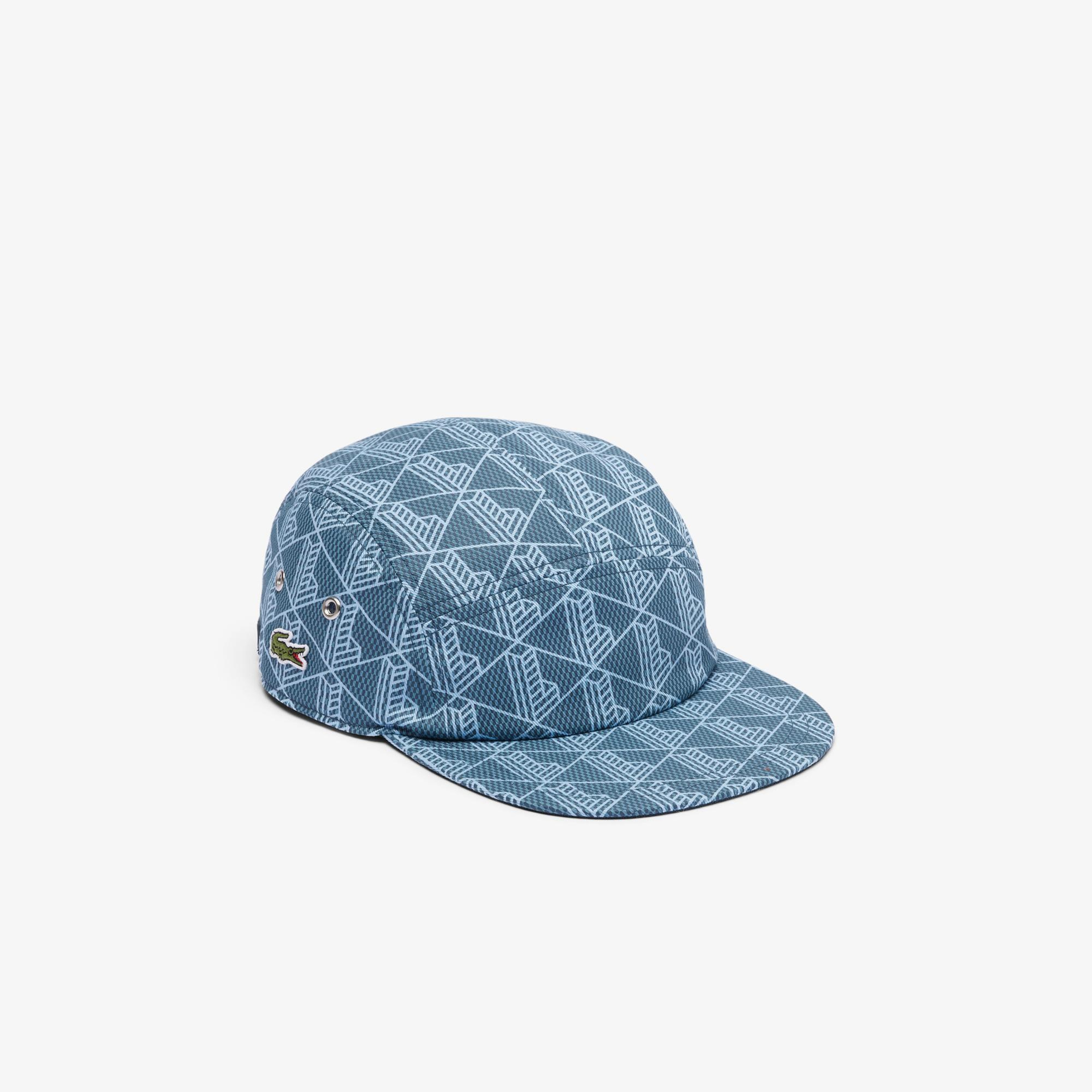 Unisex Monogram Mavi Şapka
