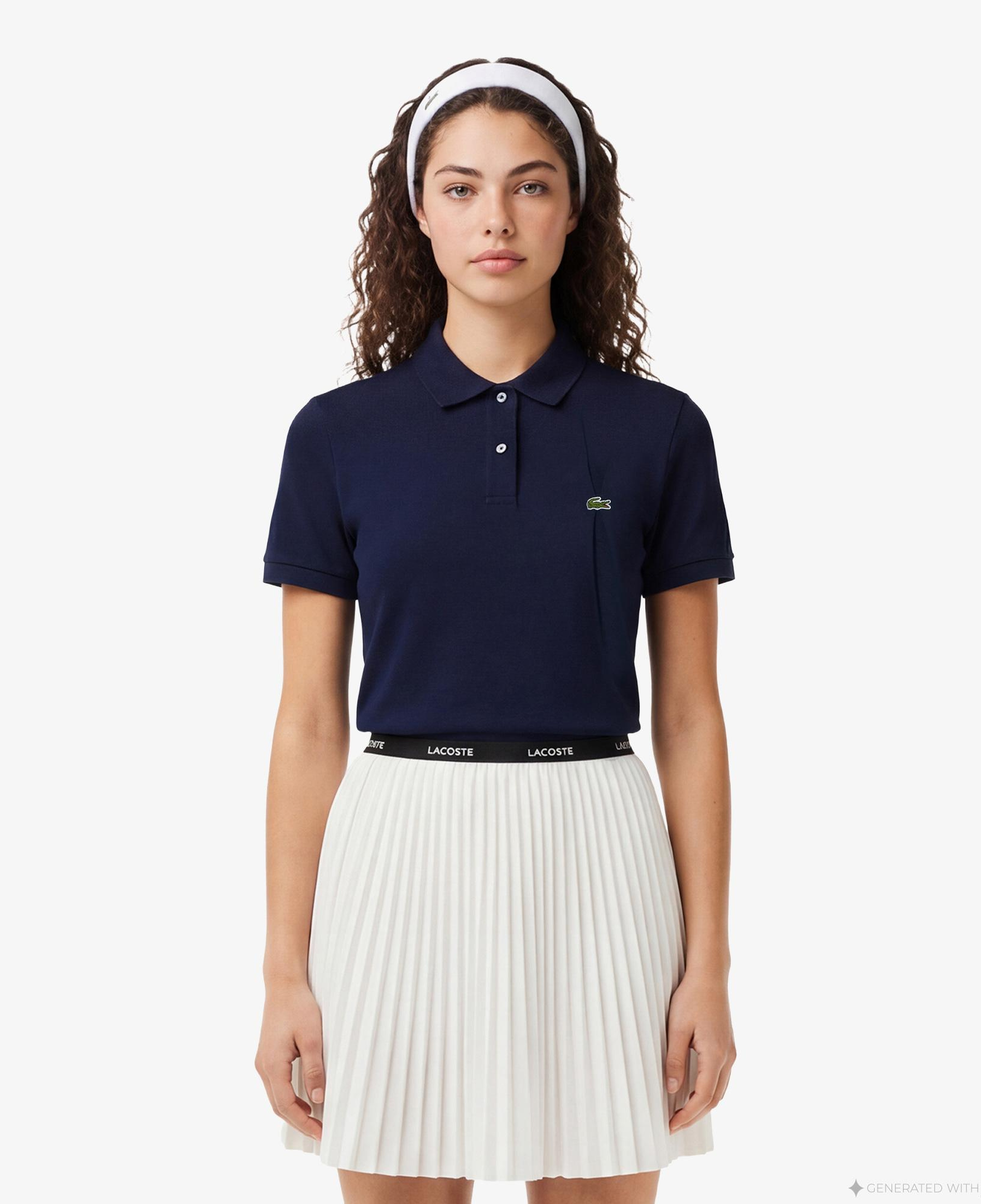 Kadın Regular Fit Organik Pamuk Lacivert Polo