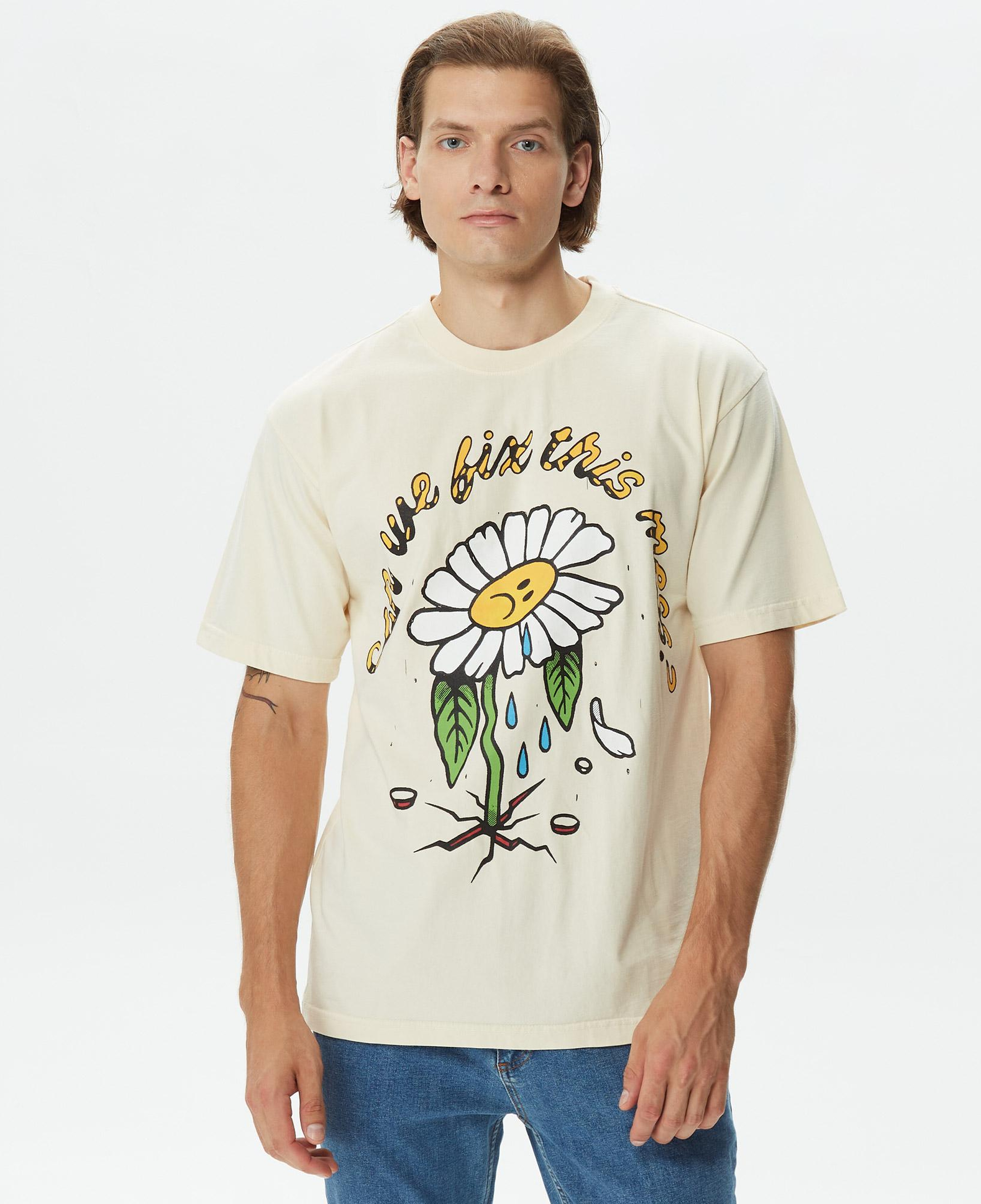 Market The Roots Erkek Krem T-Shirt