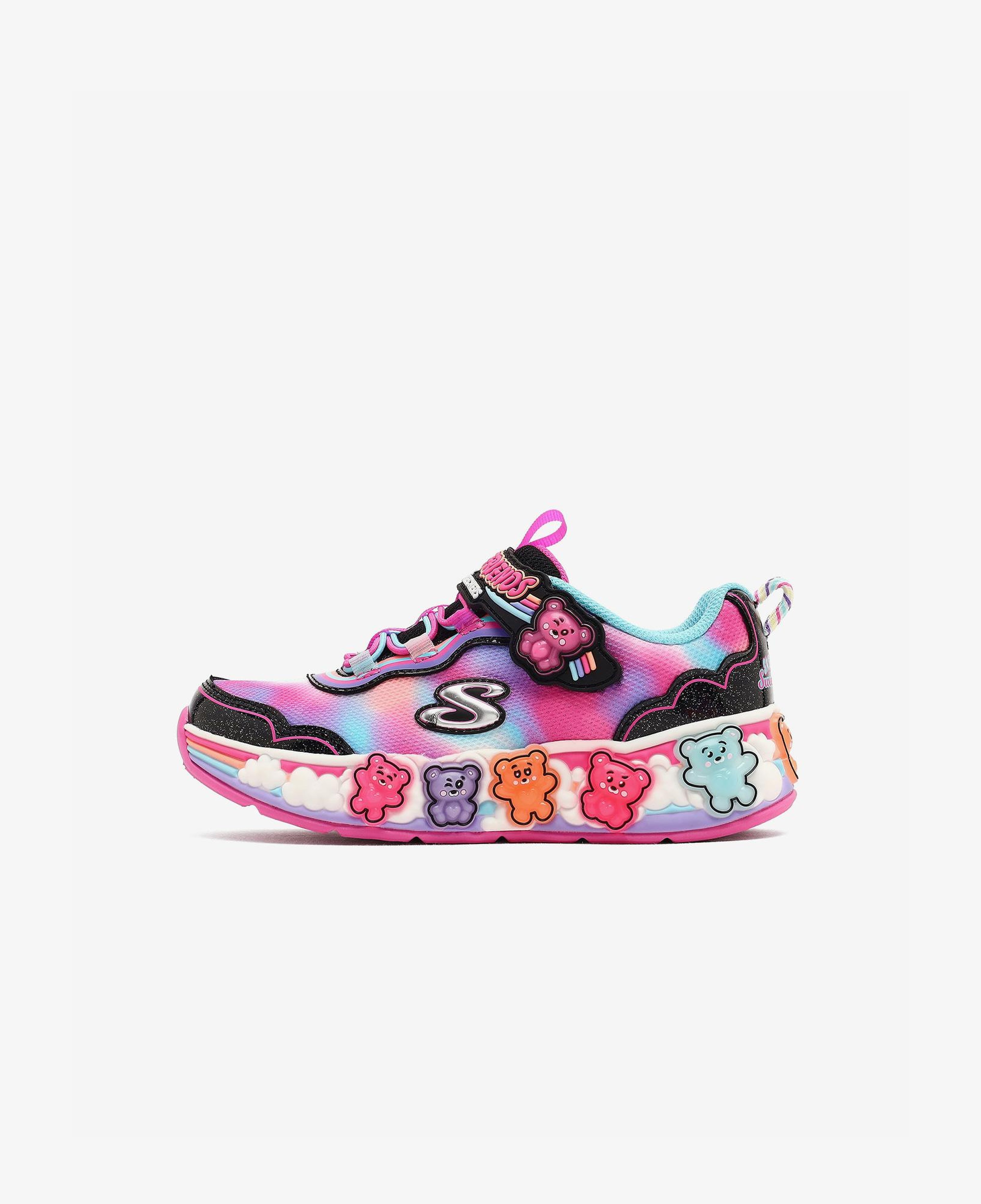 Skechers Sweet Kickz Gummy Friends Çocuk Siyah Spor Ayakkabı