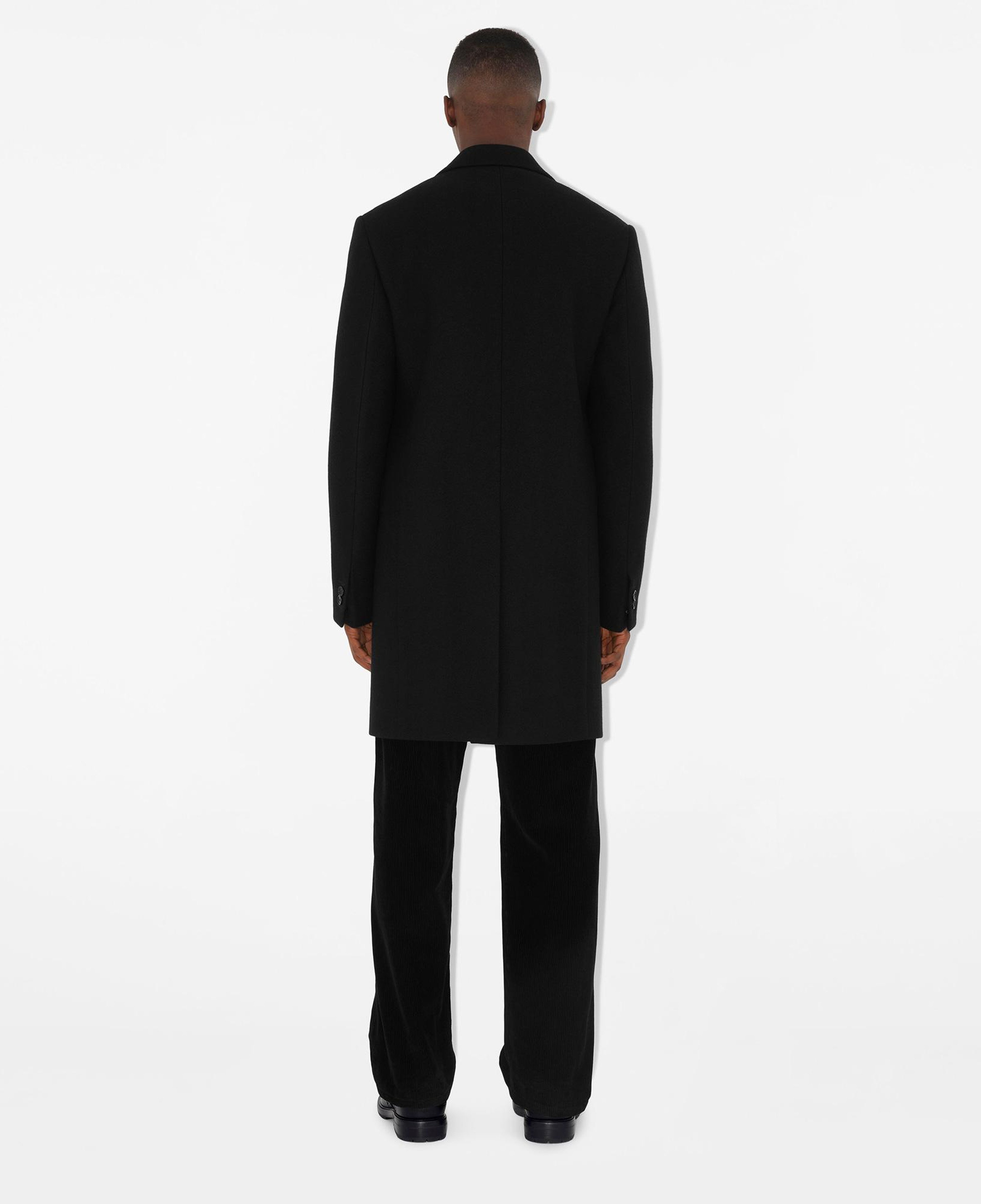 Burberry Wool Tailored Erkek Siyah Palto