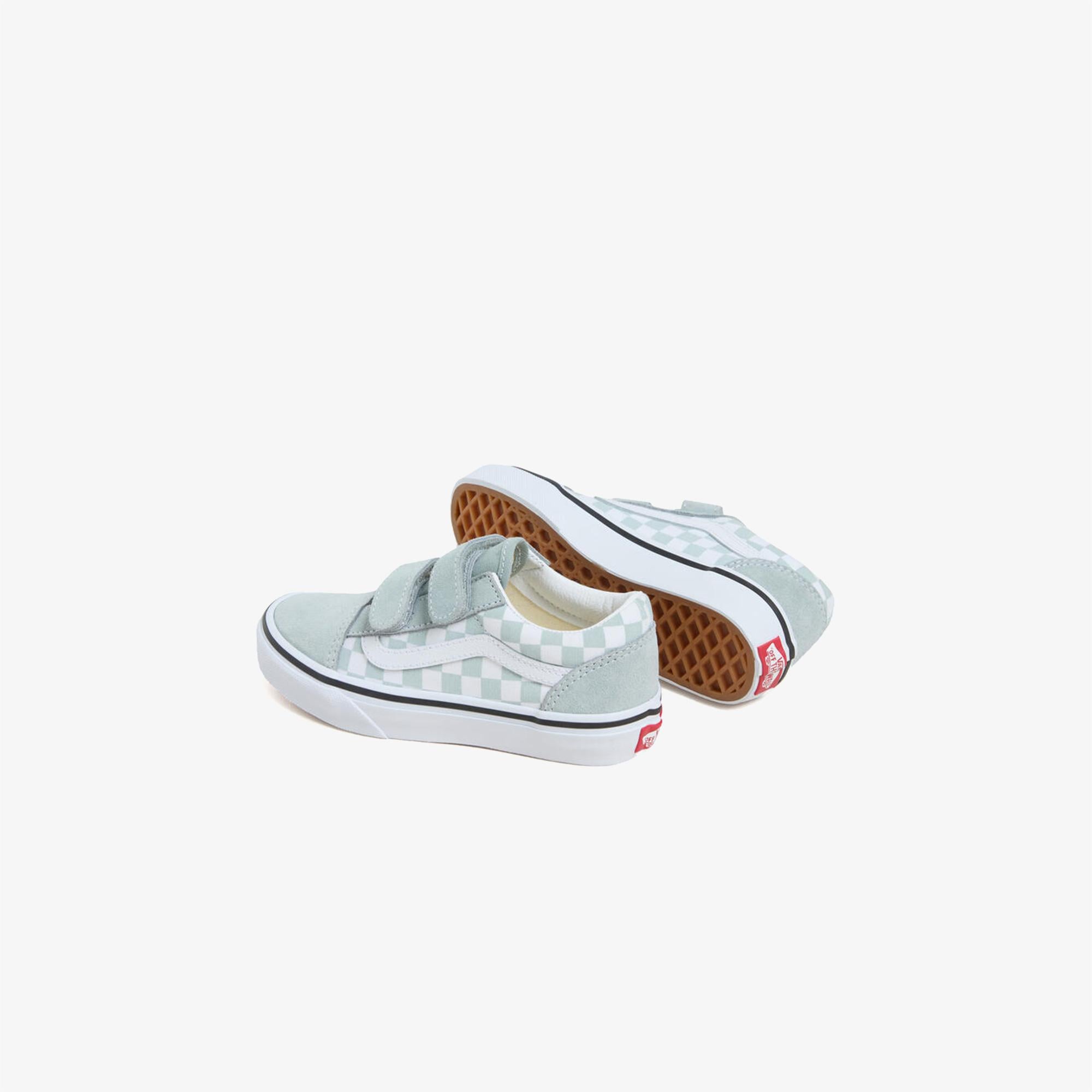 Vans Old Skool V Çocuk Gri Sneaker