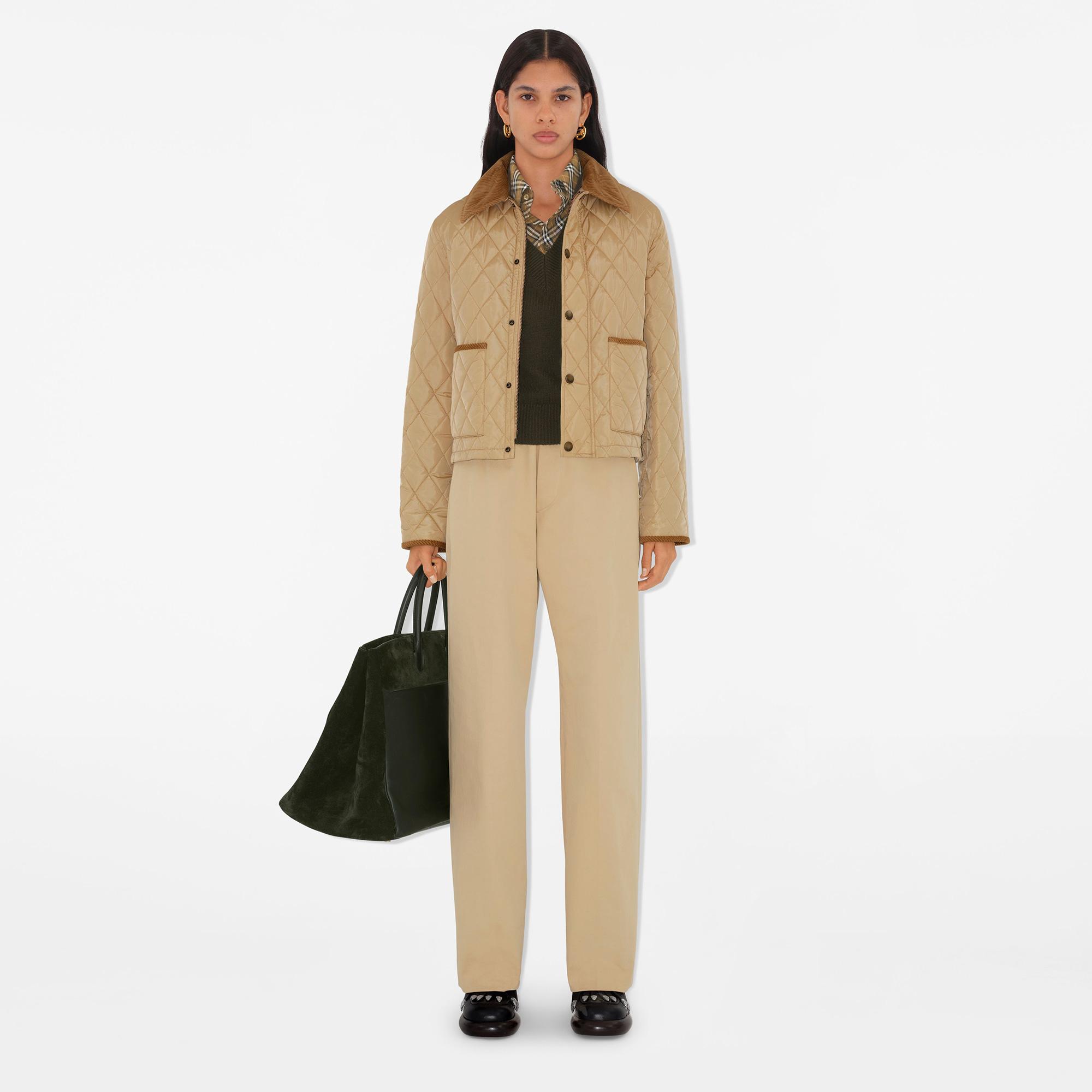 Burberry Kadın Bej Pantolon