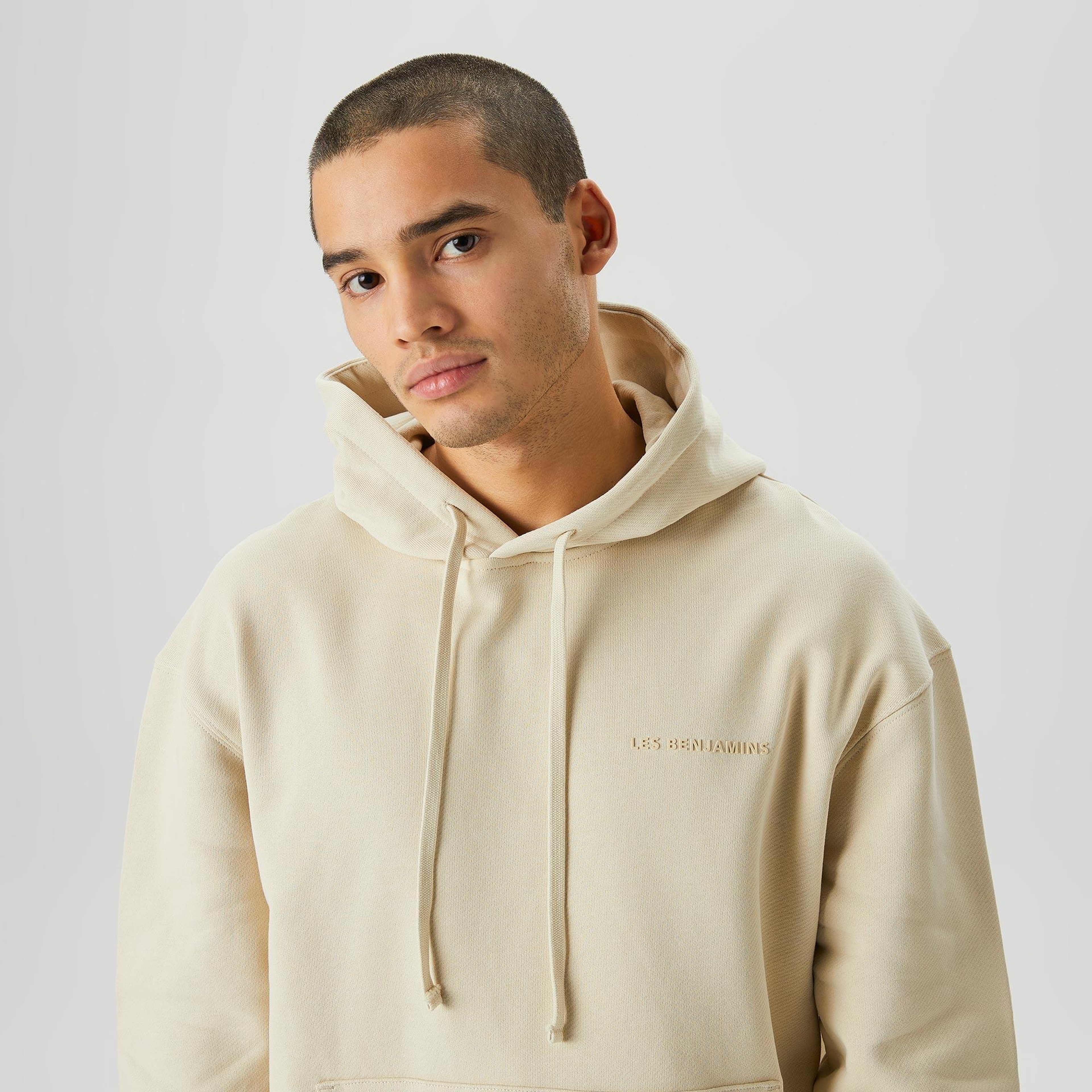 Les Benjamins Classics Erkek Krem Hoodie