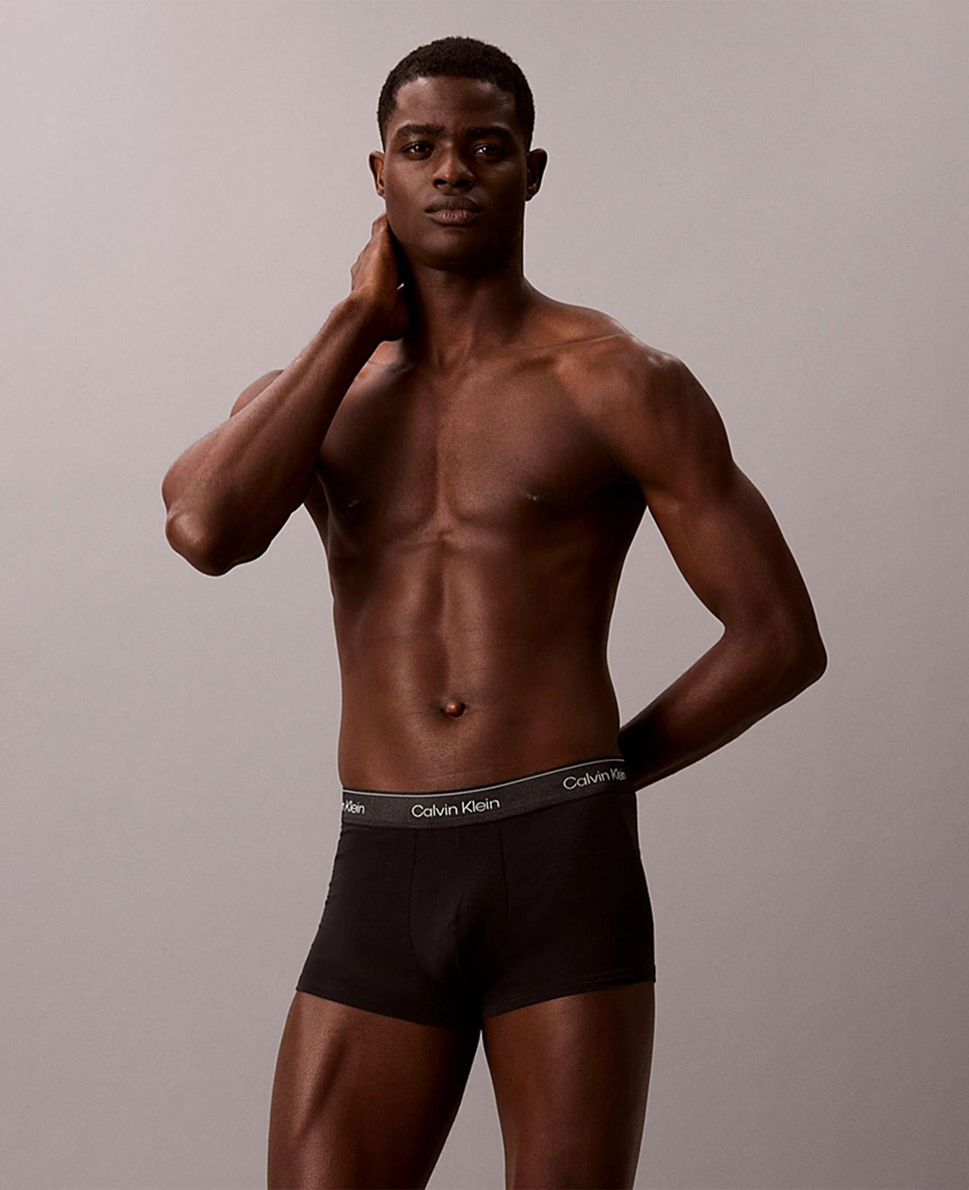Calvin Klein Icon Cotton Stretch Erkek Siyah 3'lü Boxer Seti