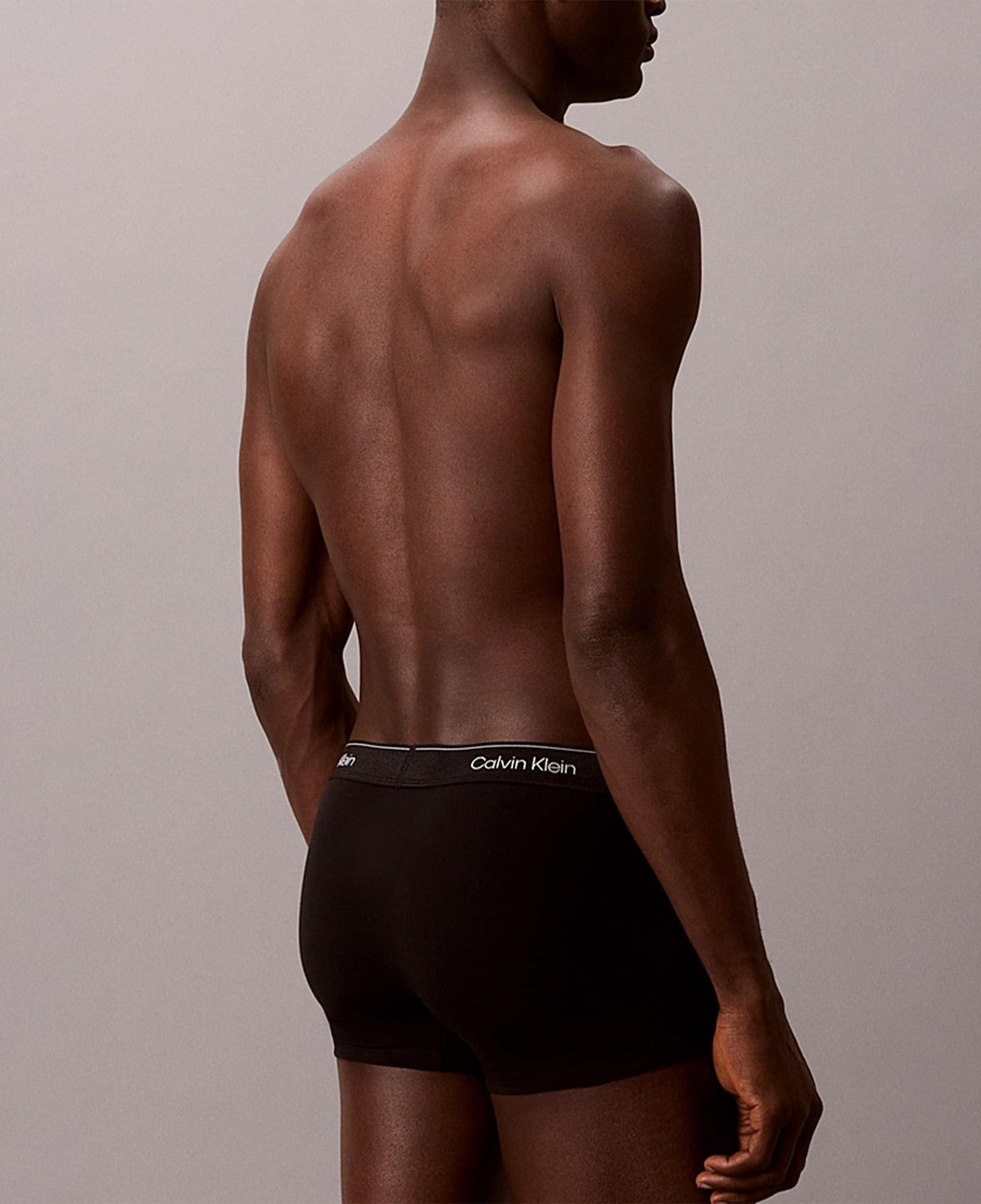 Calvin Klein Icon Cotton Stretch Erkek Siyah 3'lü Boxer Seti