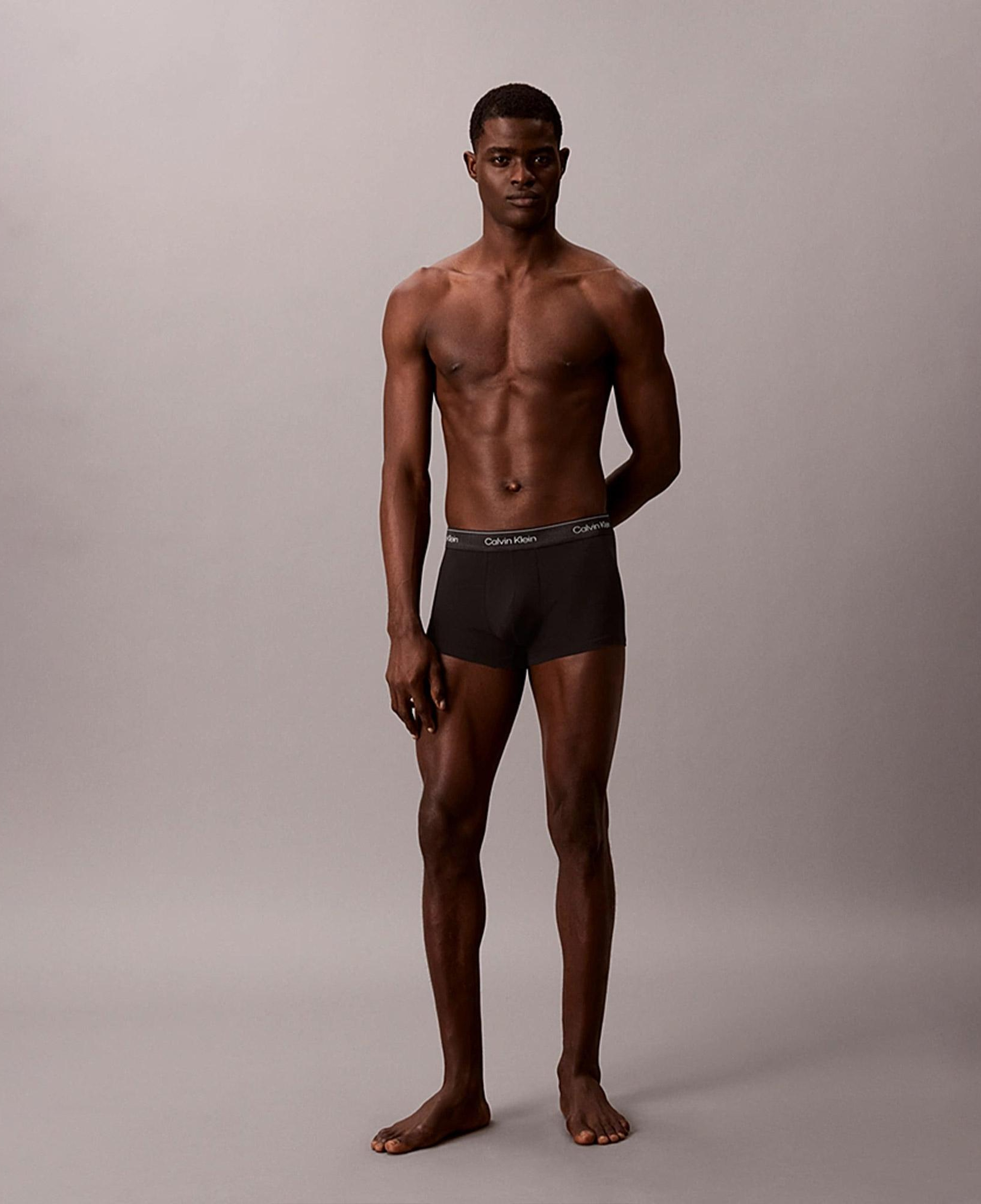Calvin Klein Icon Cotton Stretch Erkek Siyah 3'lü Boxer Seti