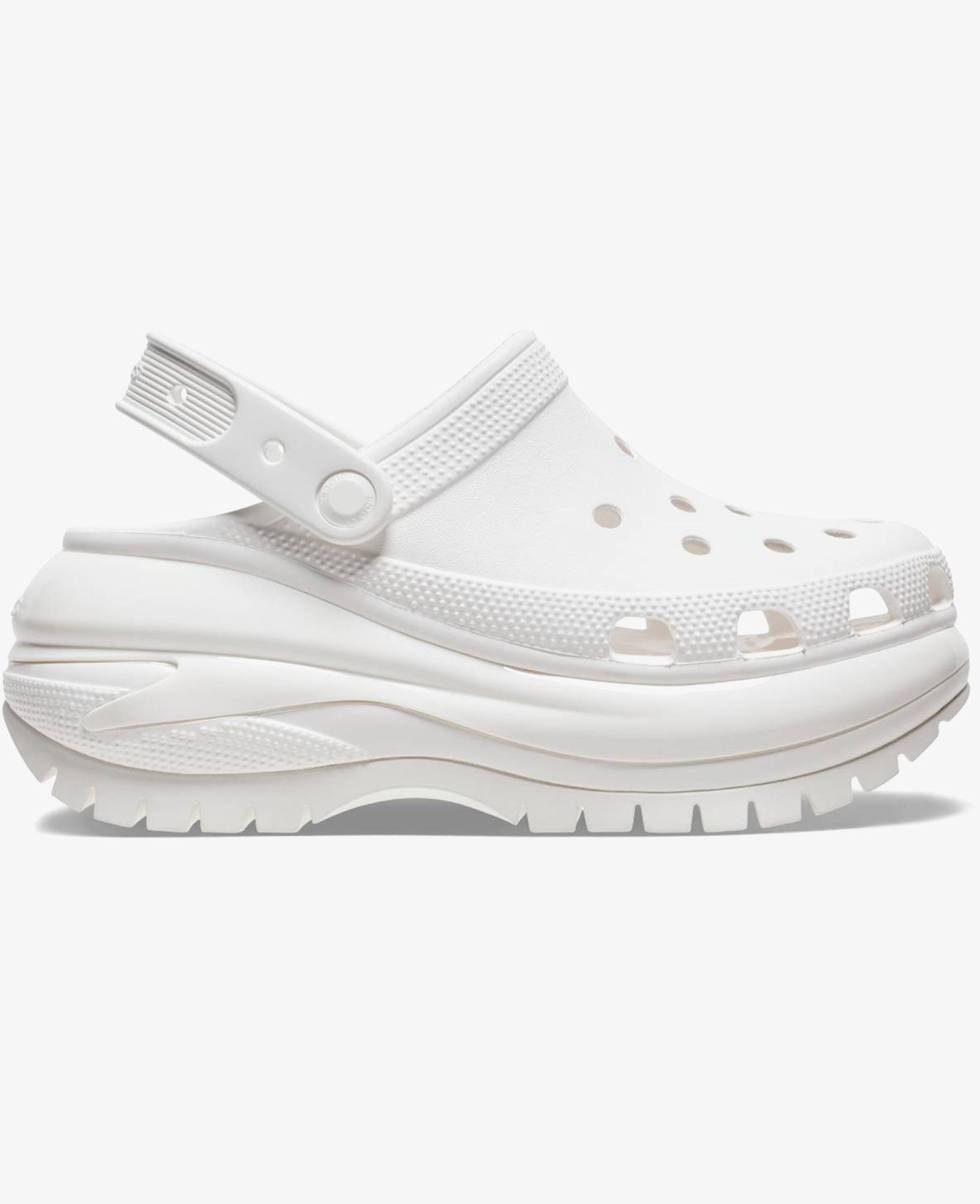 Crocs Classic Mega Crush Kadın Beyaz Terlik