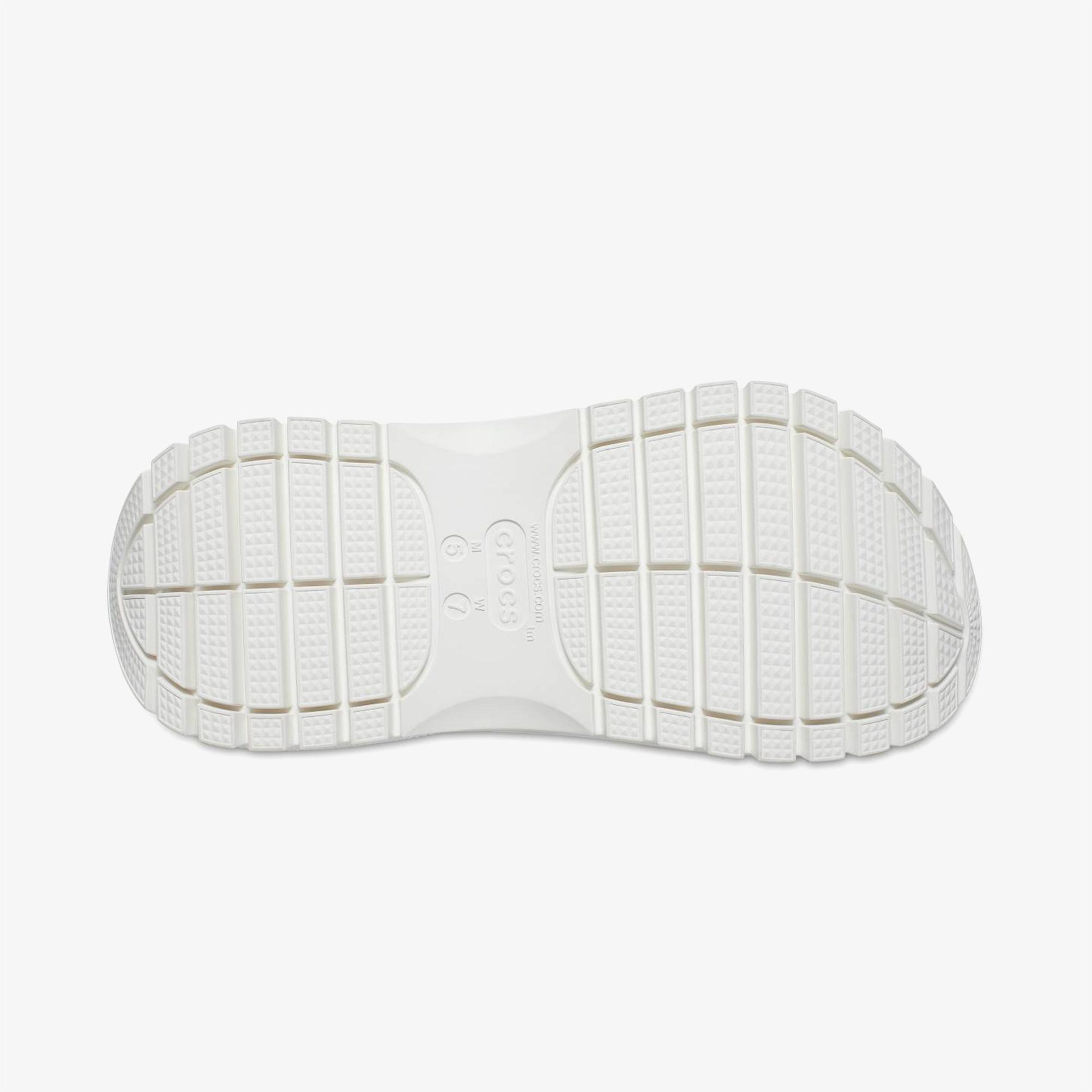 Crocs Classic Mega Crush Kadın Beyaz Terlik