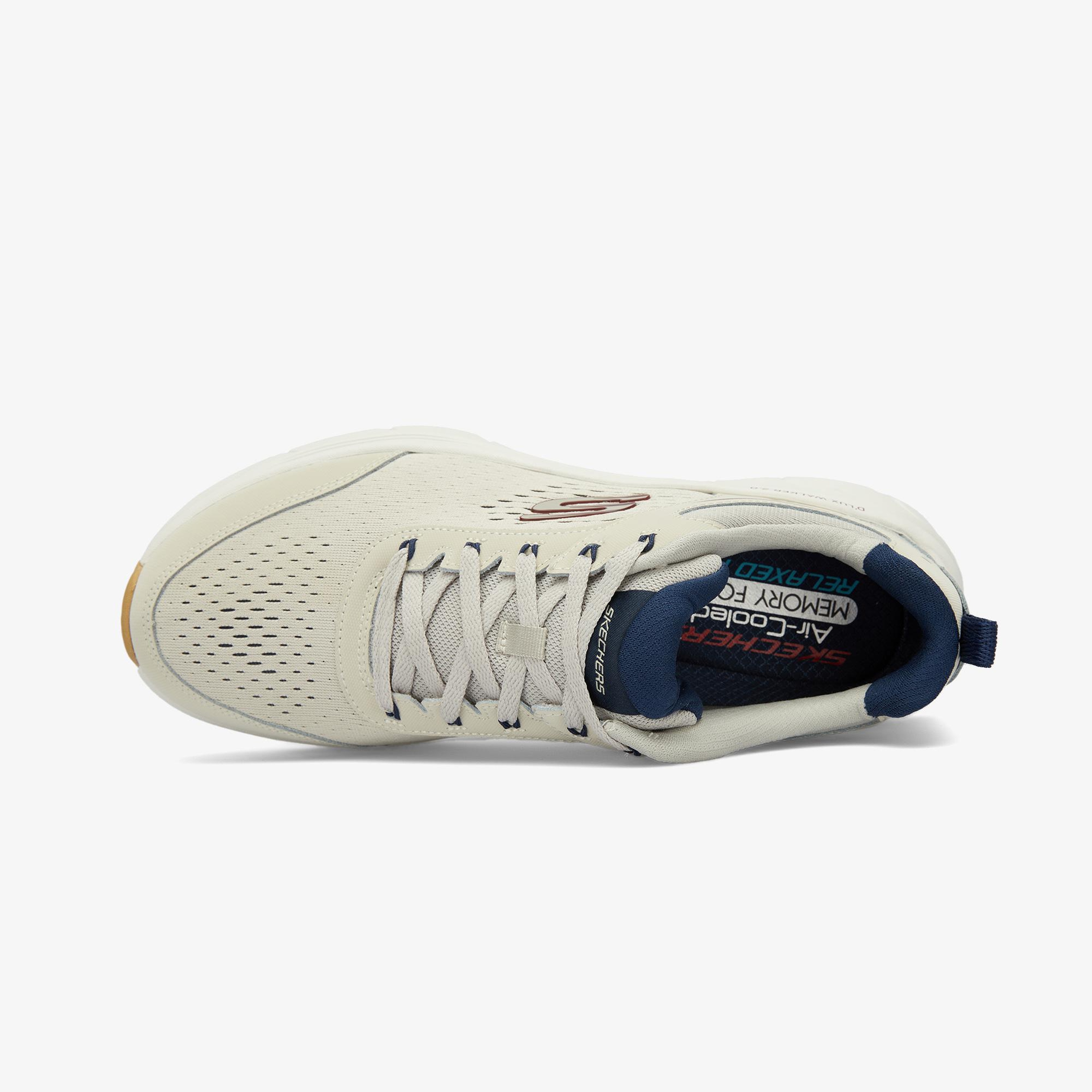 Skechers D'Lux Walker 2.0 Durven Erkek Krem Rengi Spor Ayakkabı