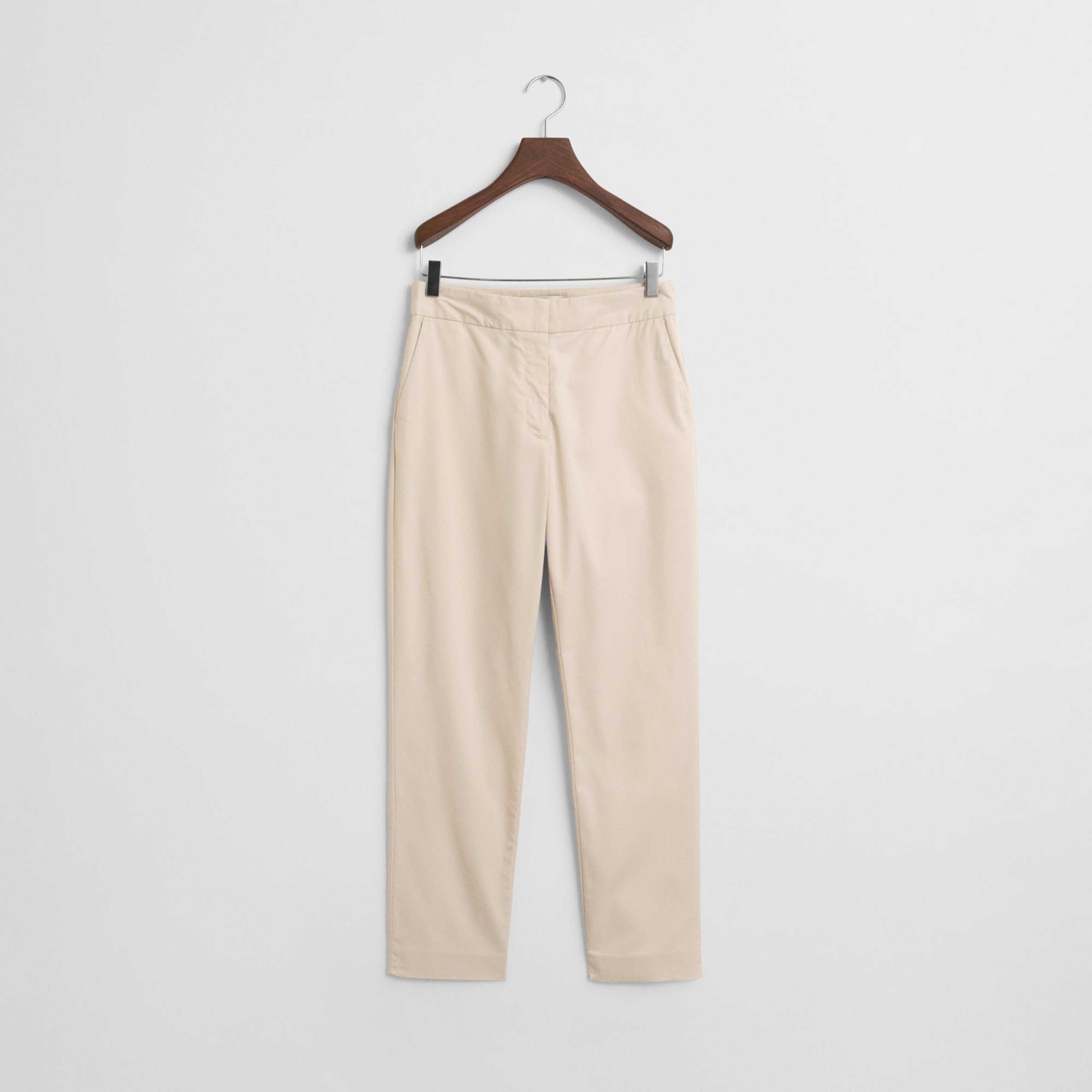Gant Kadın Bej Slim Fit Pantolon