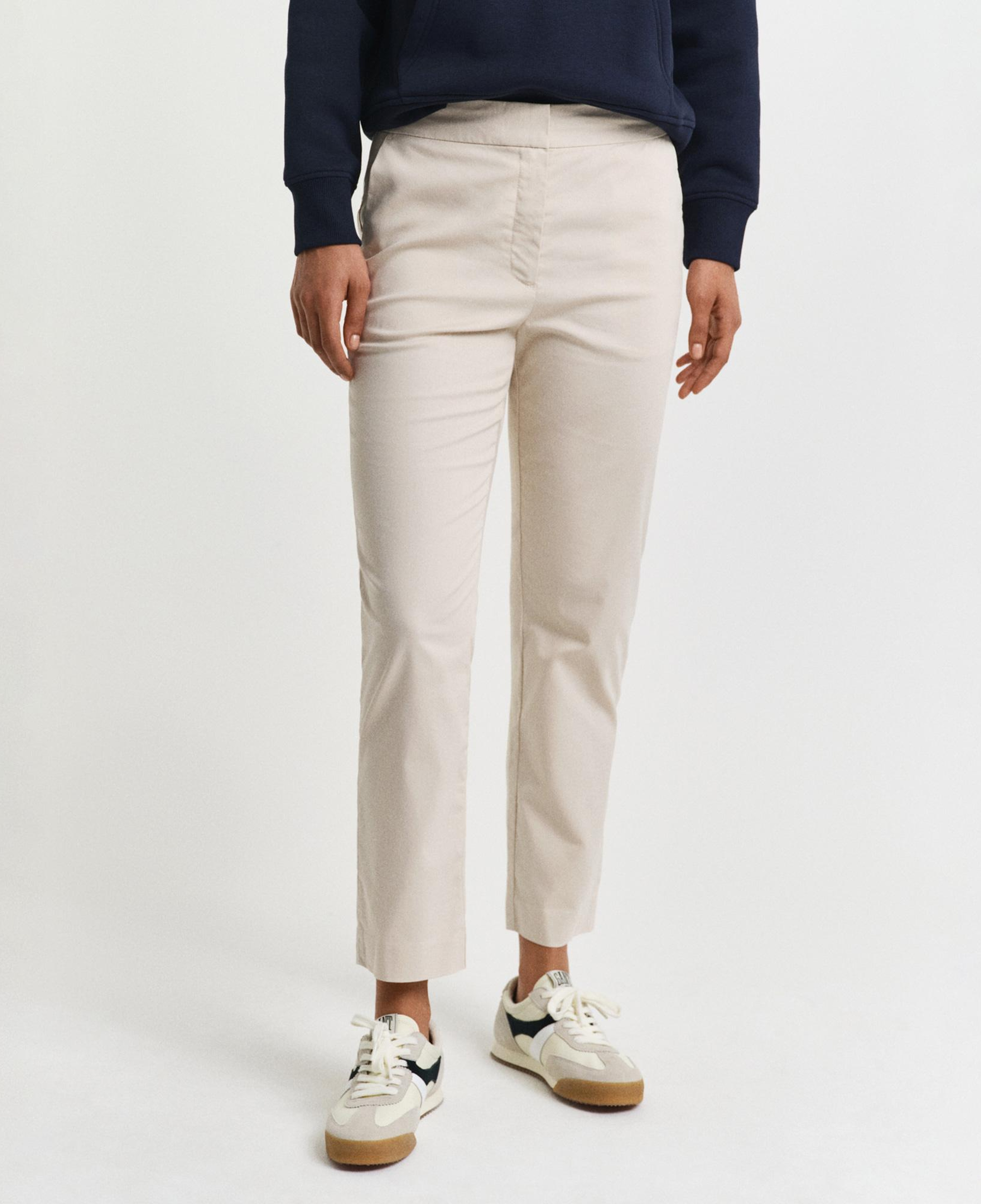 Gant Kadın Bej Slim Fit Pantolon