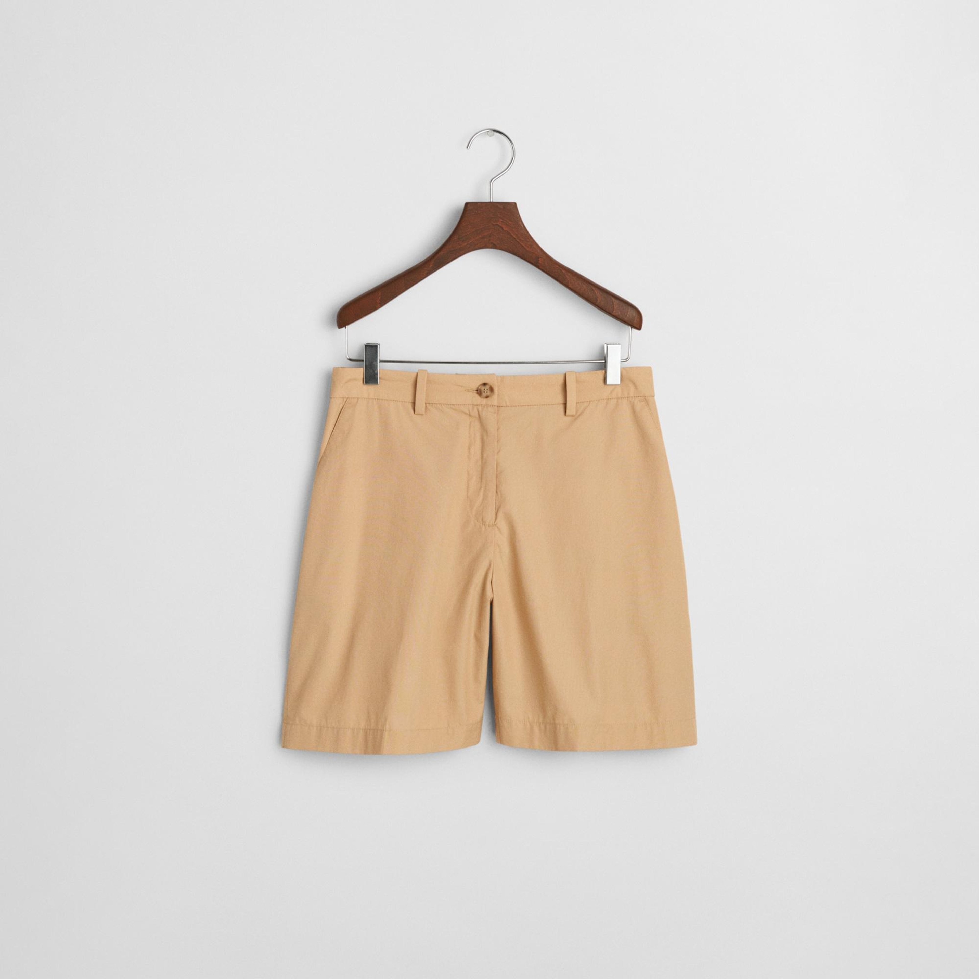 GANT Kadın Bej Relaxed Fit Şort