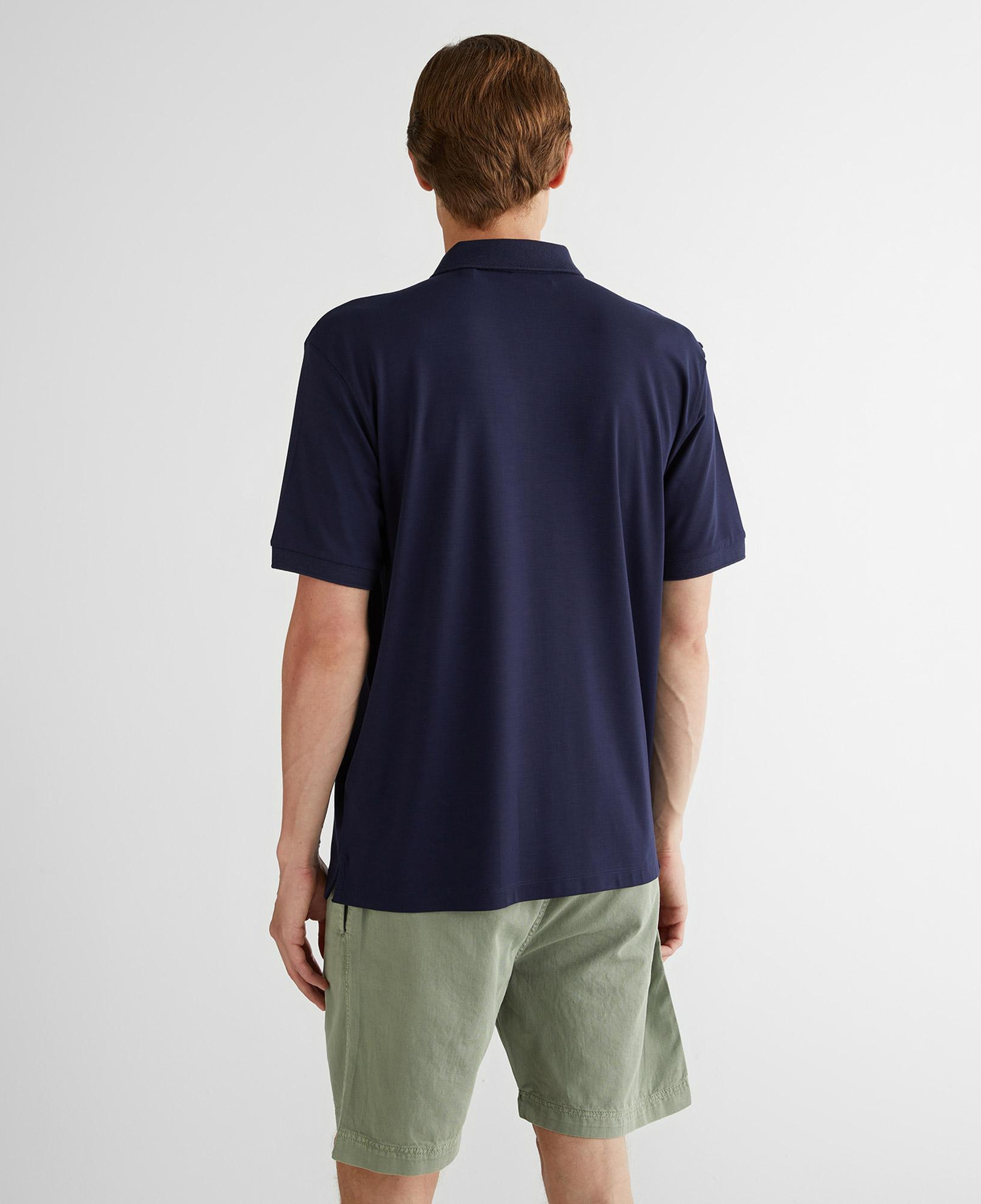 GANT Erkek Lacivert Relaxed Fit Polo