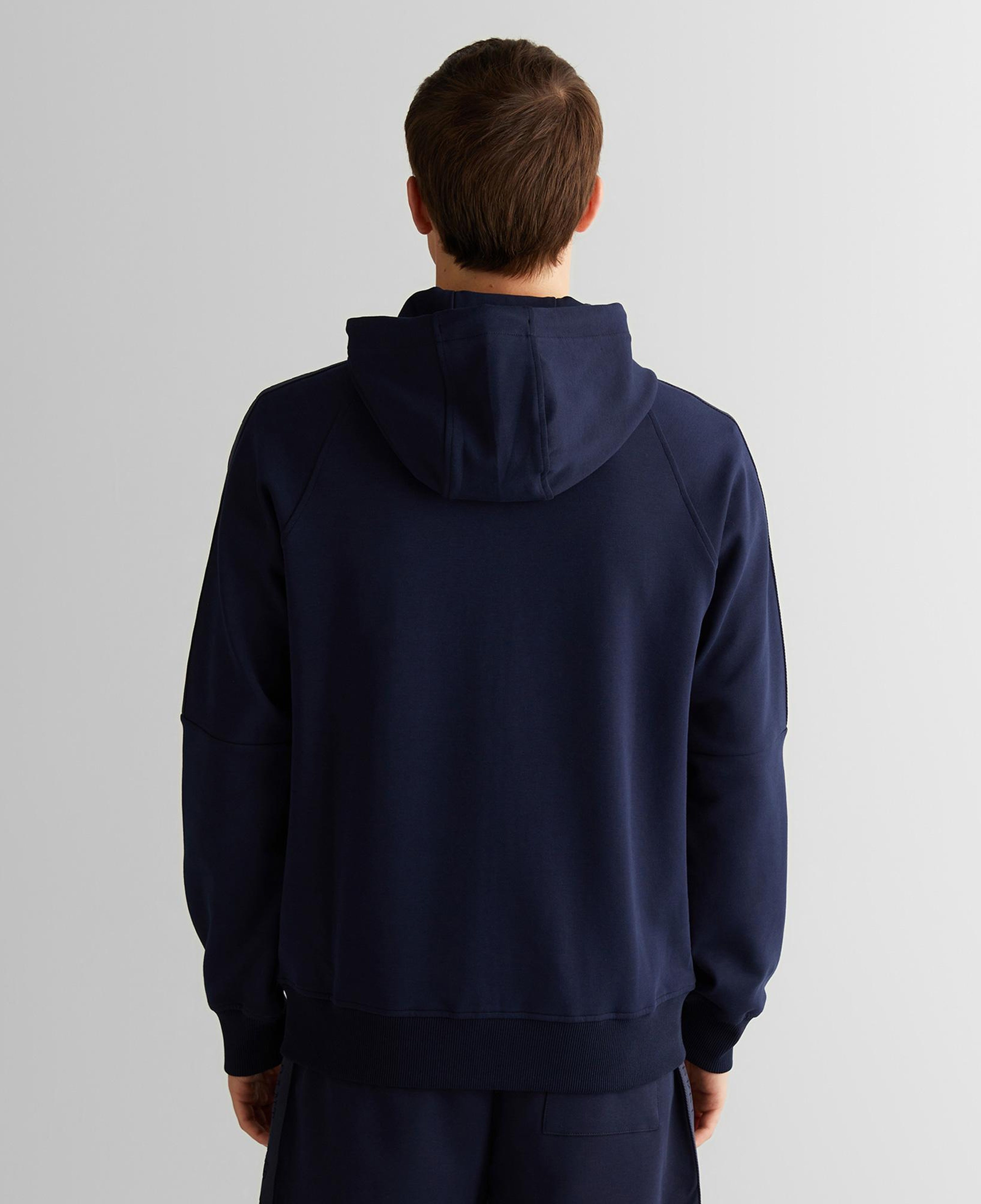 GANT Erkek Lacivert Regular Fit Kapüşonlu Sweatshirt