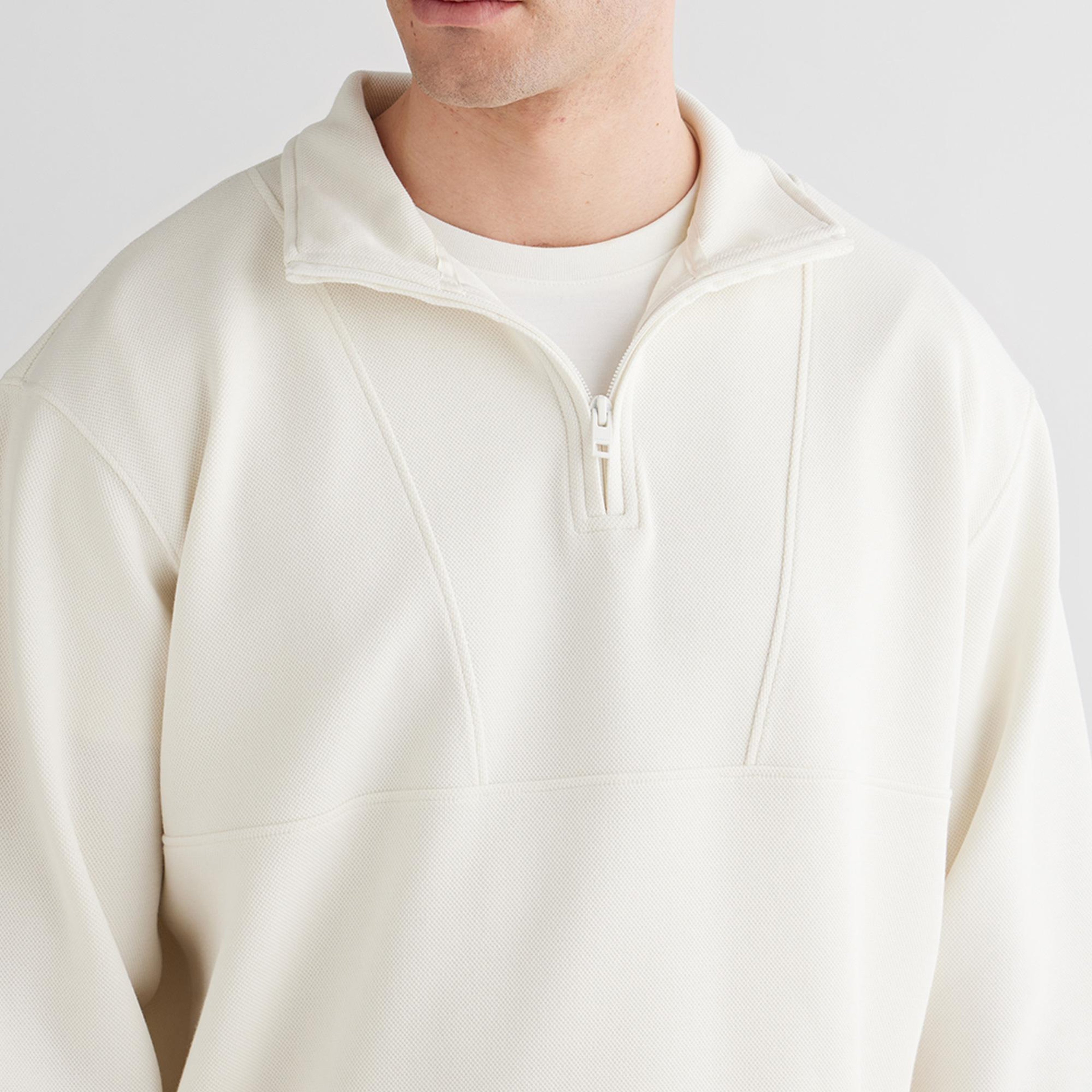 GANT Erkek Krem Relaxed Fit Sweatshirt