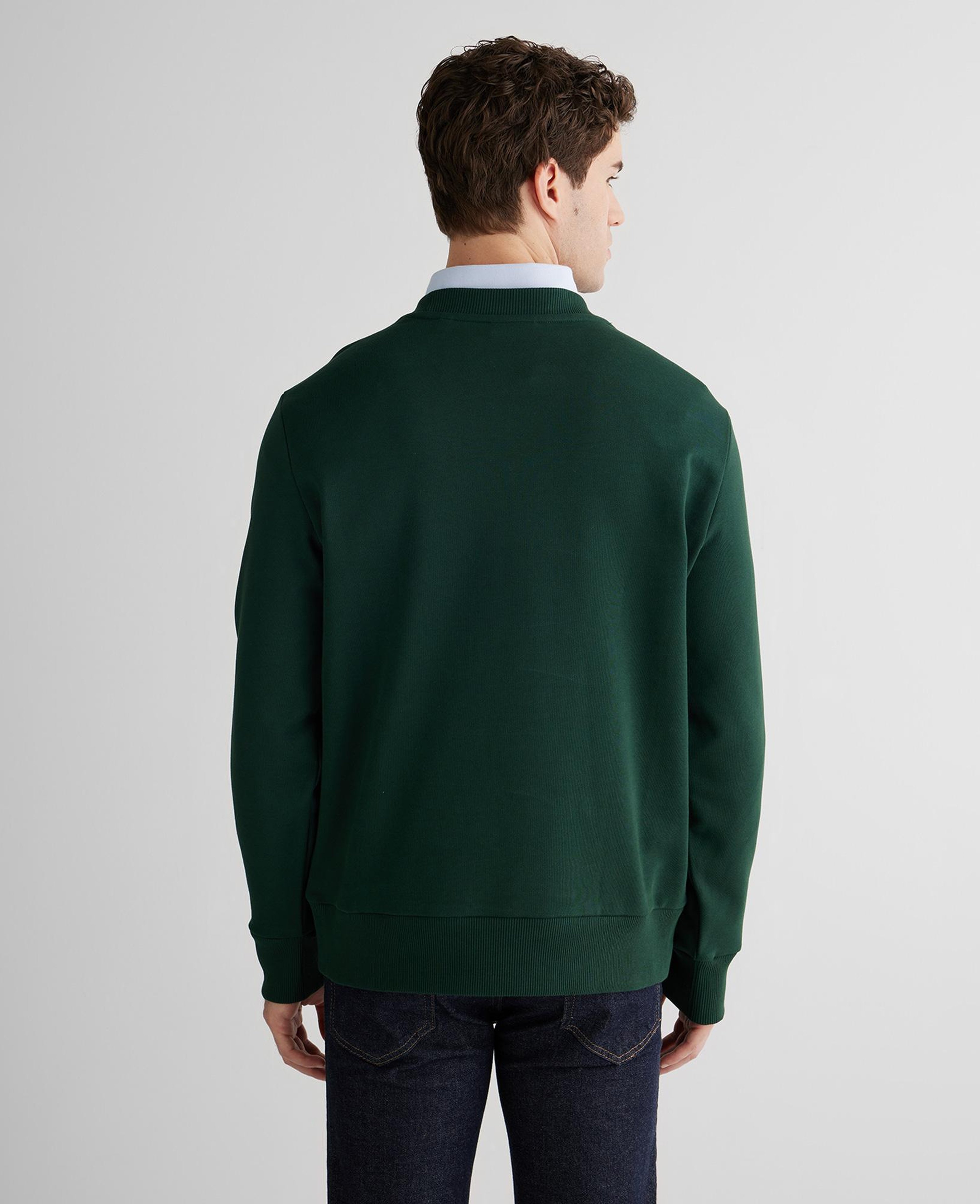 GANT Erkek Yeşil Regular Fit Bisiklet Yaka Sweatshirt