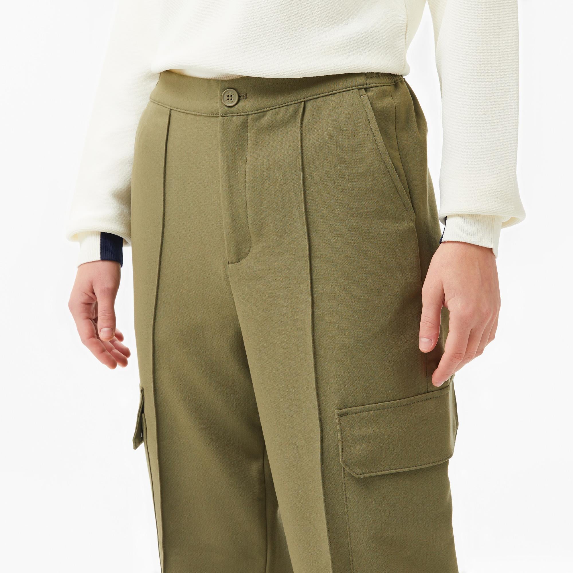 Kadın Regular Fit Haki Pantolon