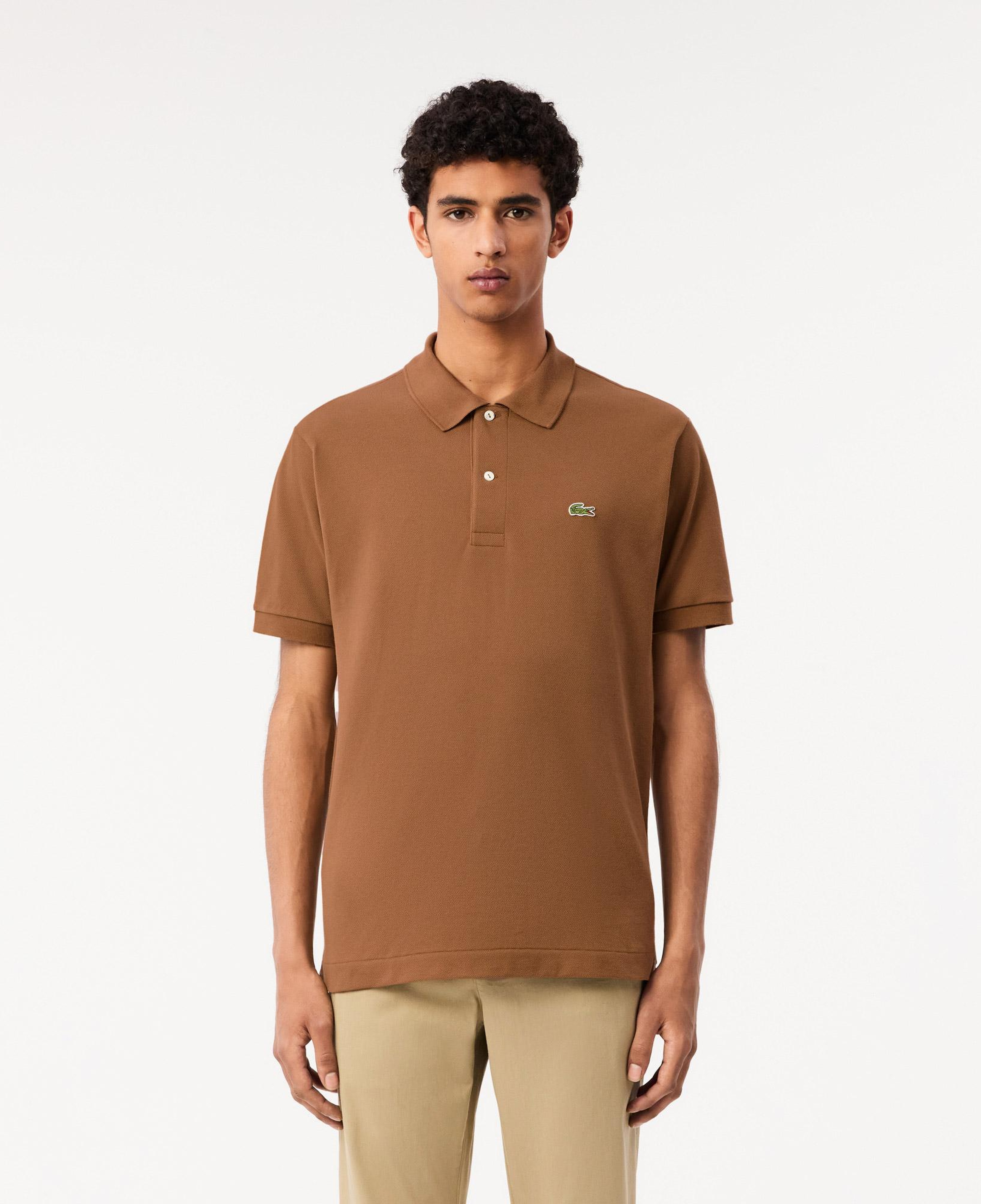 L.12.12 Erkek Classic Fit Kahverengi Polo