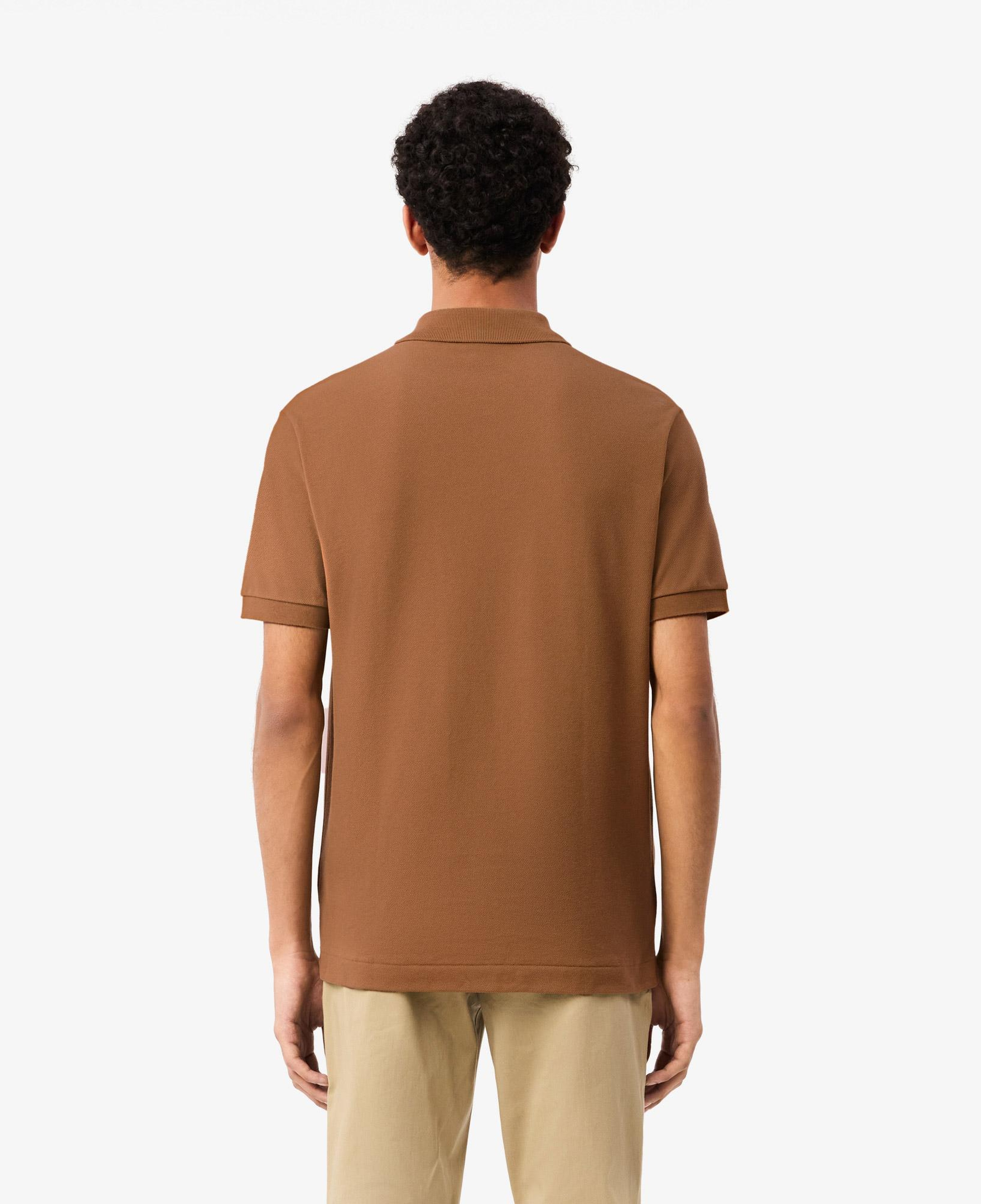L.12.12 Erkek Classic Fit Kahverengi Polo