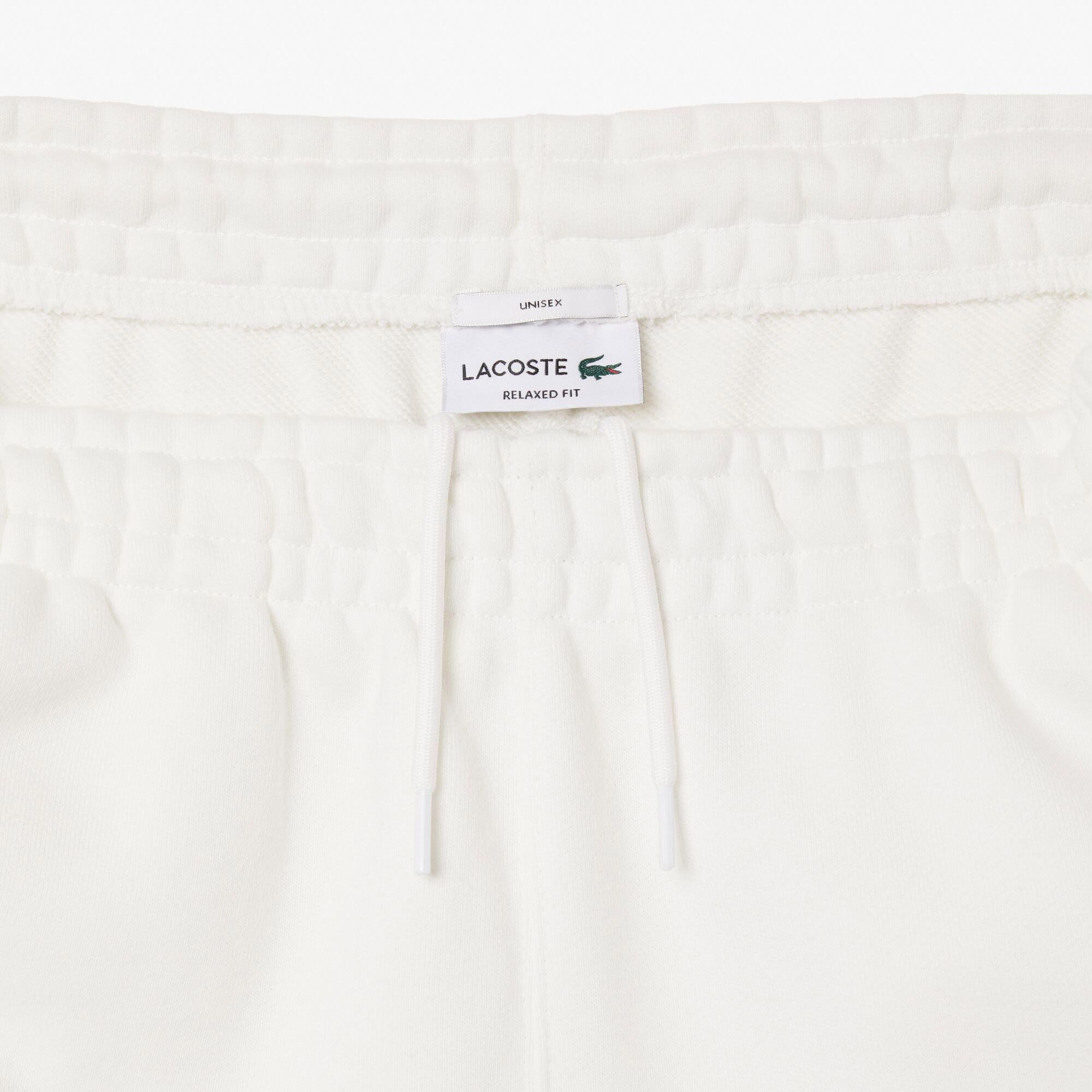 Unisex Relaxed Fit Organik Pamuk Beyaz Eşofman Altı
