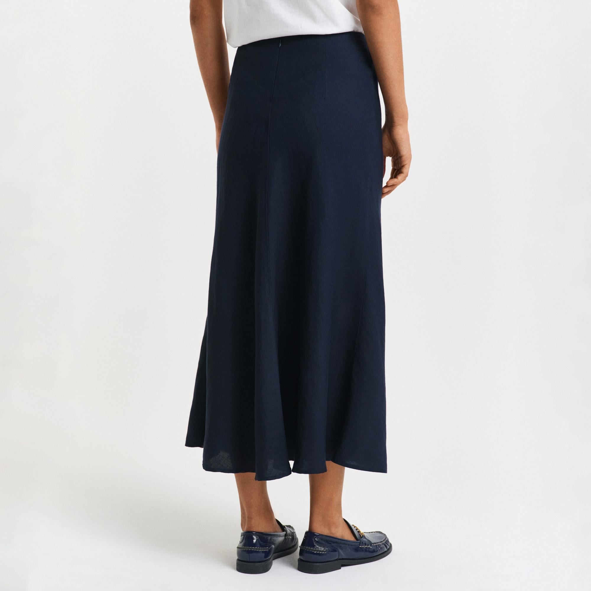 GANT Kadın Lacivert Regular Fit Etek
