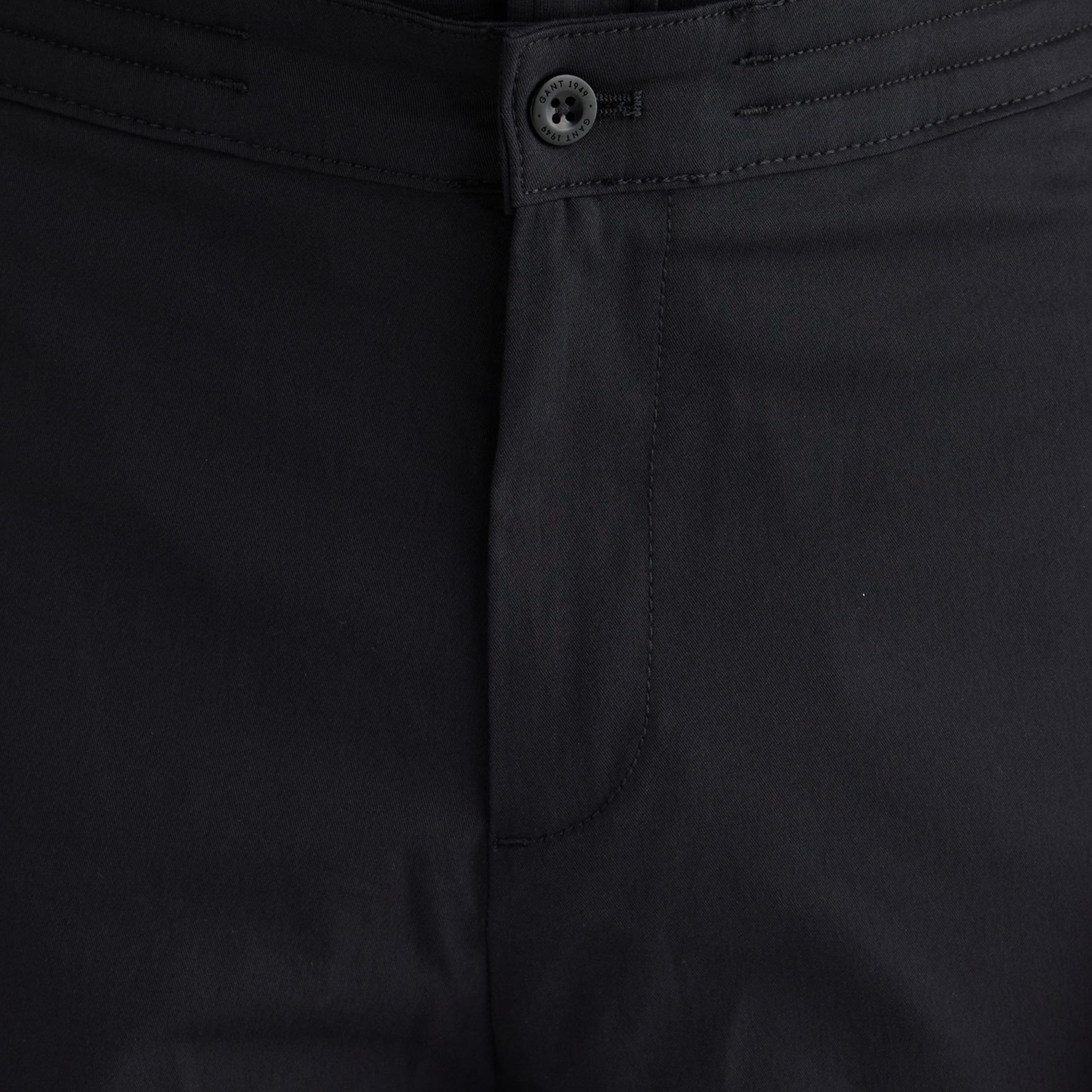 GANT Erkek Siyah Regular Fit Pantolon