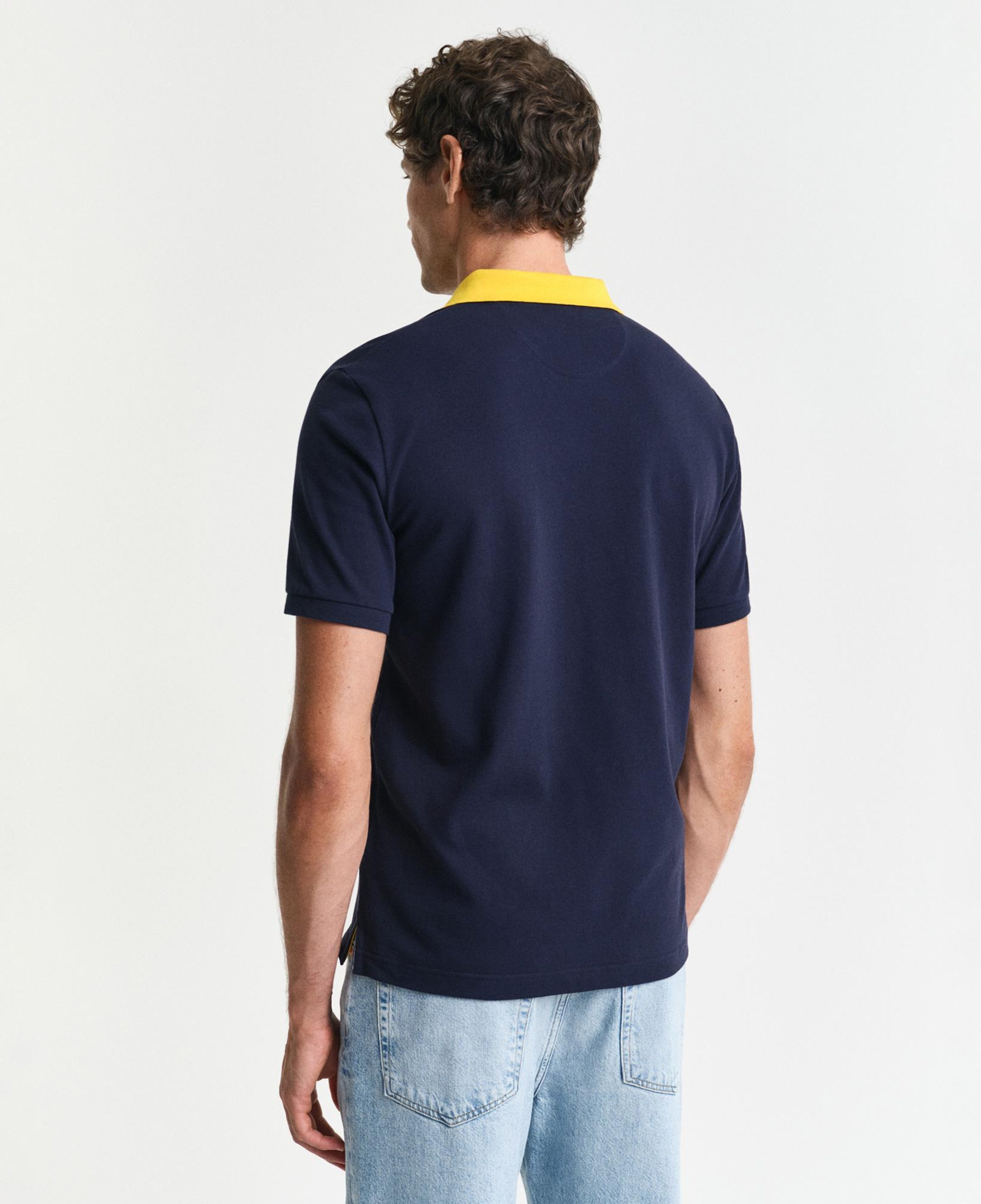 GANT Erkek Lacivert Regular Fit Polo