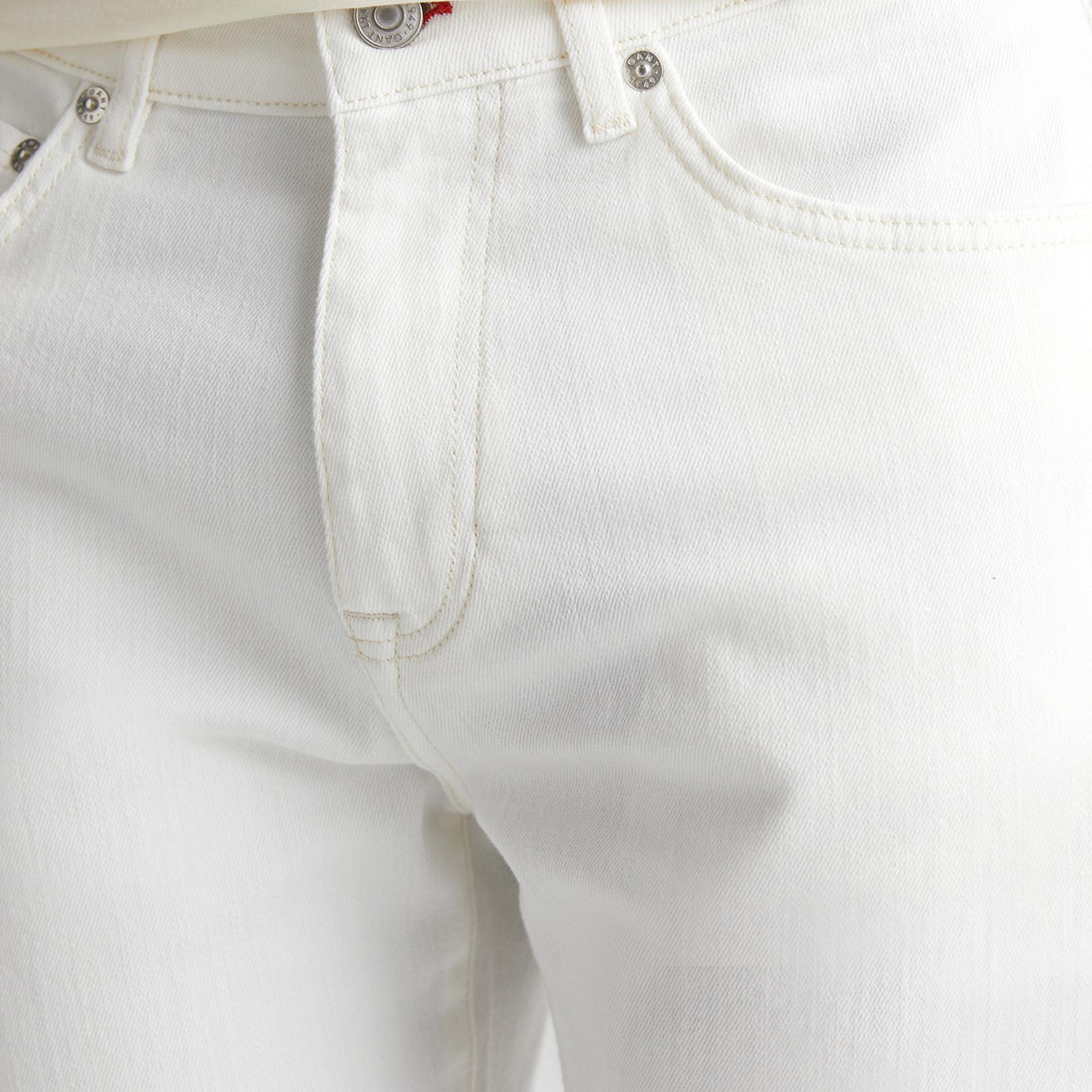 GANT Erkek Krem Regular Fit Pantolon
