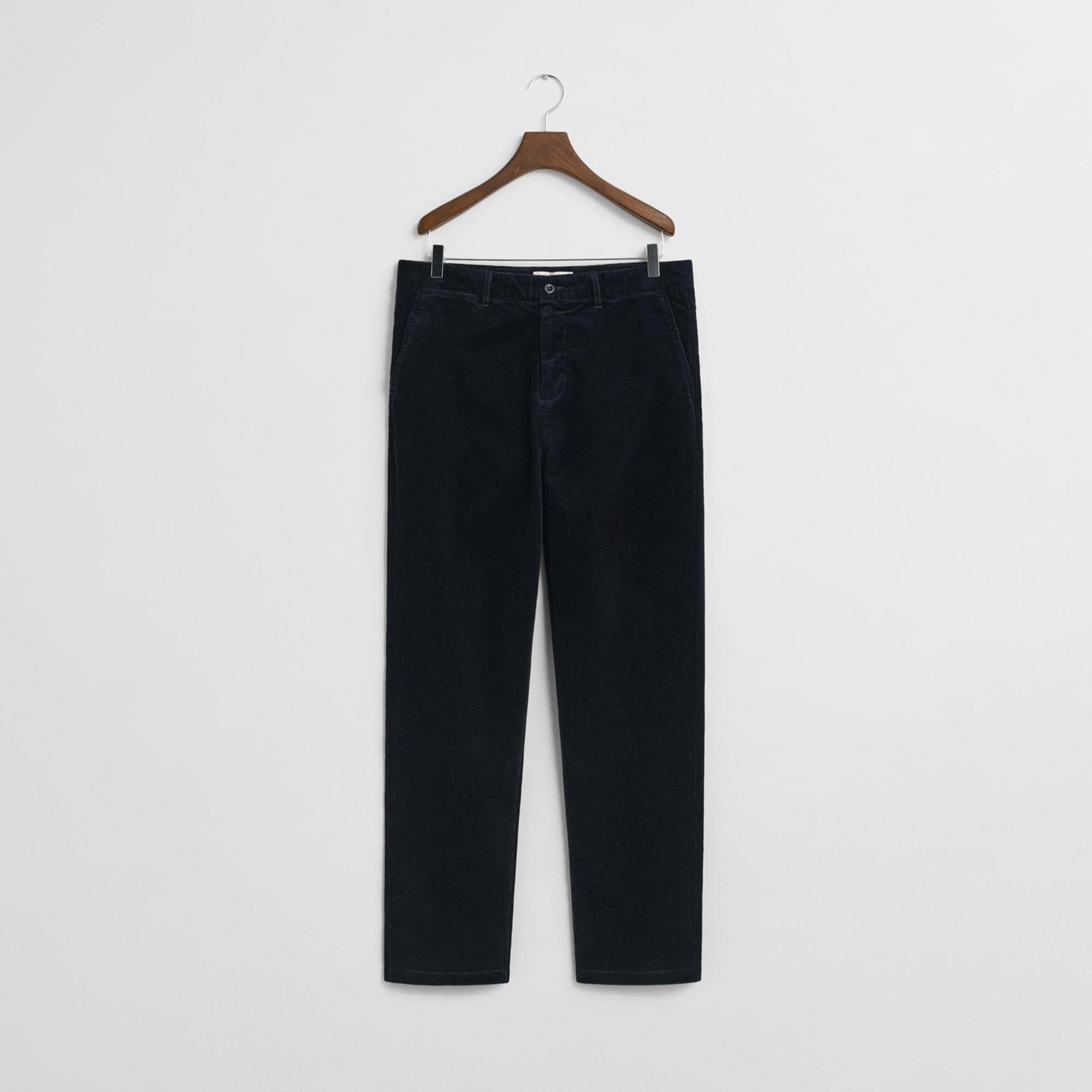 GANT Erkek Lacivert Regular Fit Cord Chino Pantolon